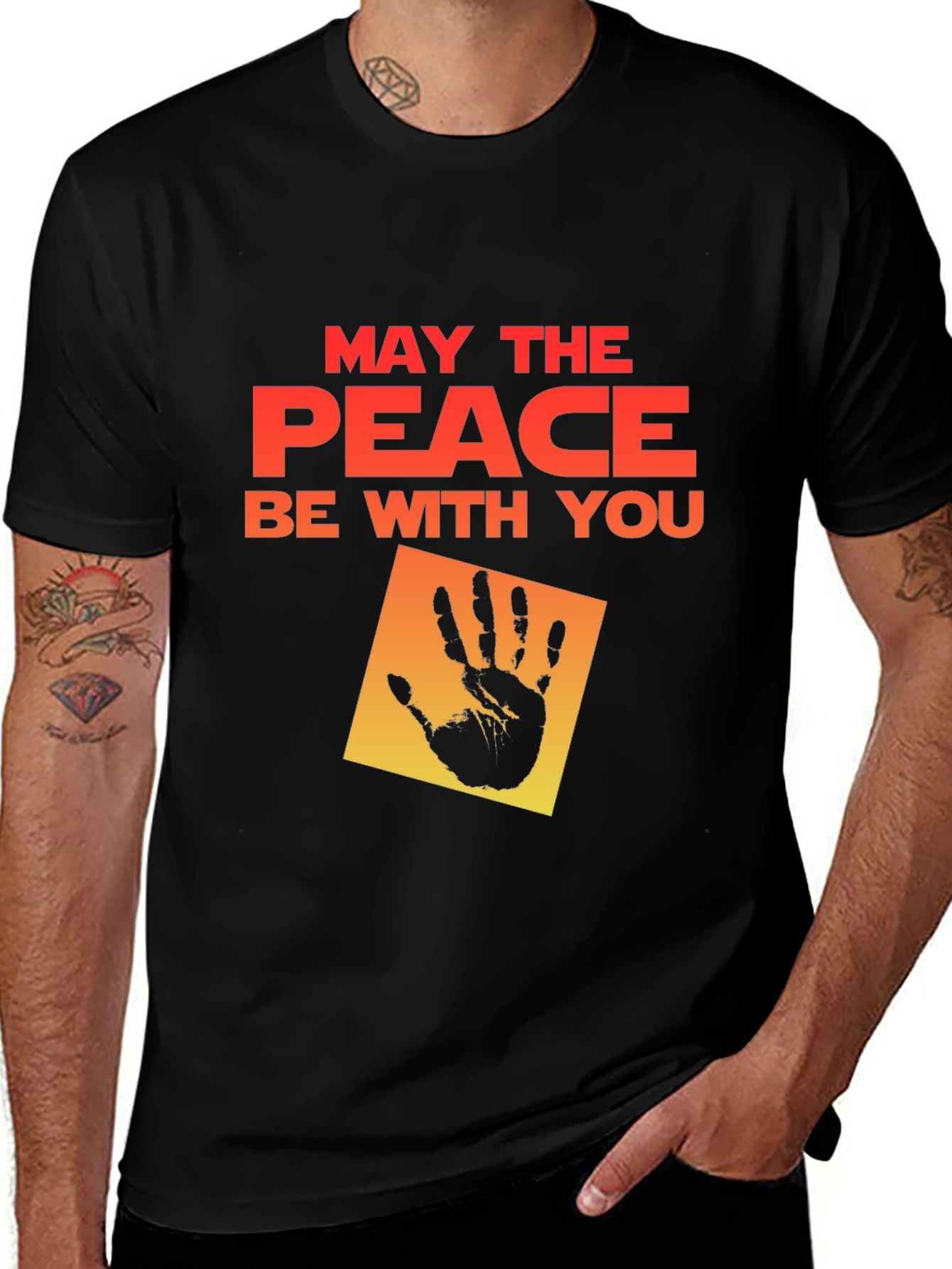 Peace Be With You Graphic T-Shirt