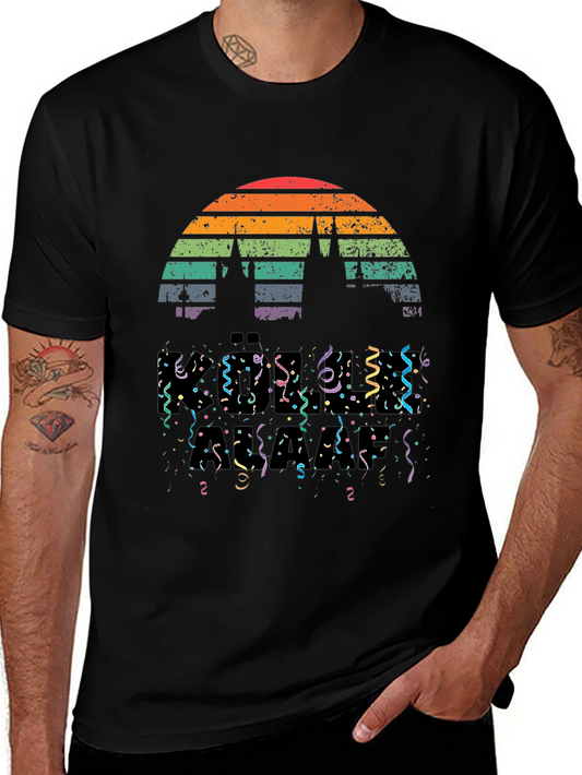 Hogwarts Always T-Shirt - Retro Sunset Castle