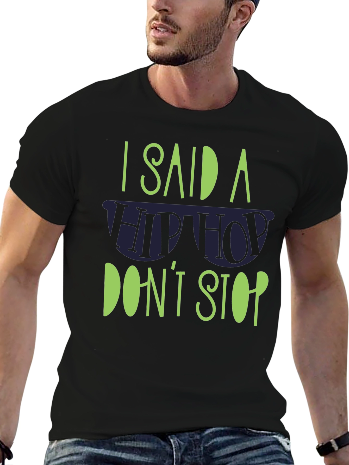 Hip Hop Dont Stop Graphic T-Shirt