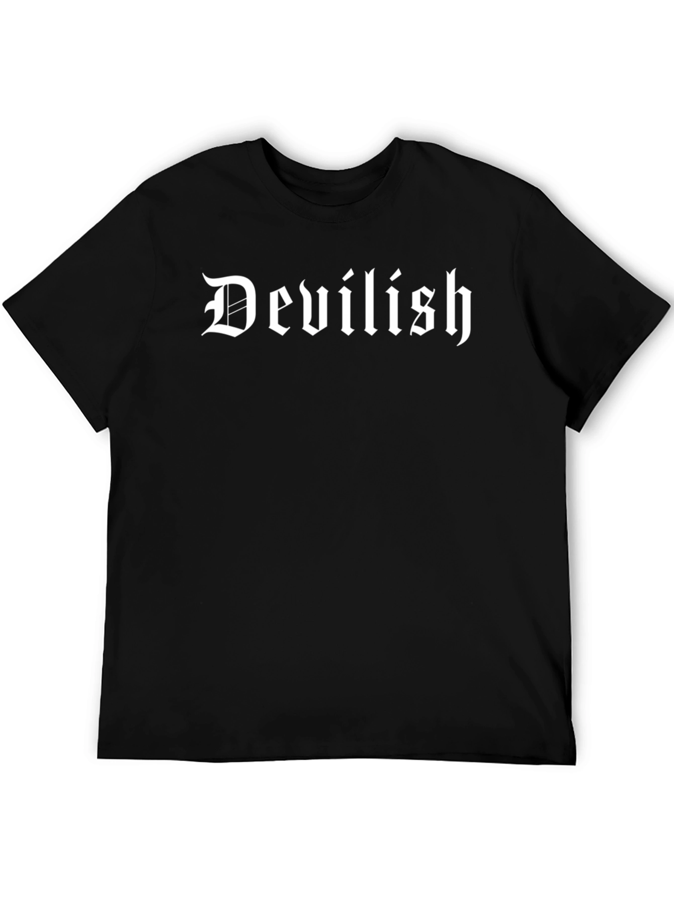 Devilish Graphic Print T-Shirt - Soft Cotton