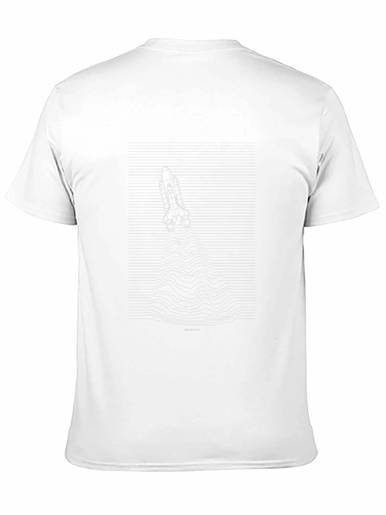 Space Shuttle Ascent Graphic Tee - Black