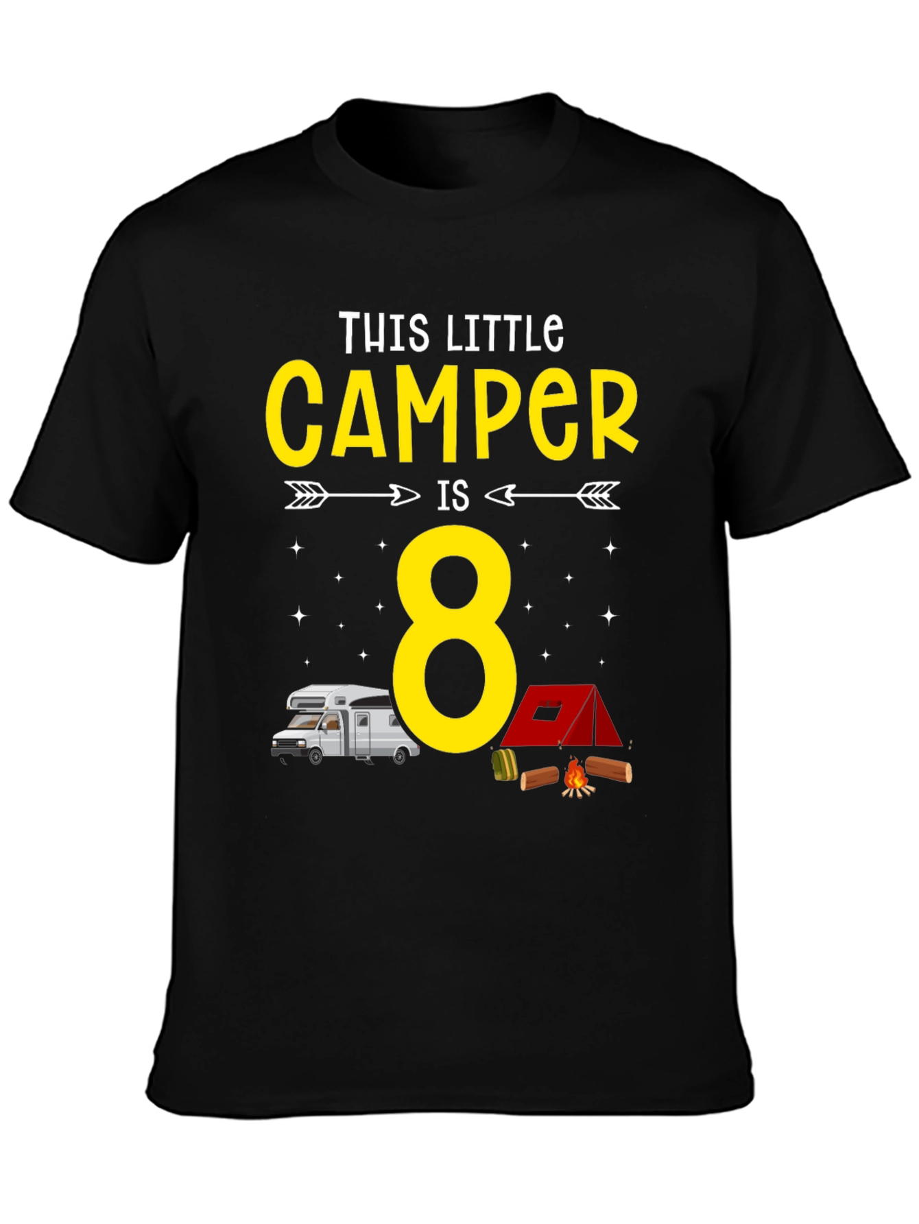 This Little Camper is 8 T-Shirt