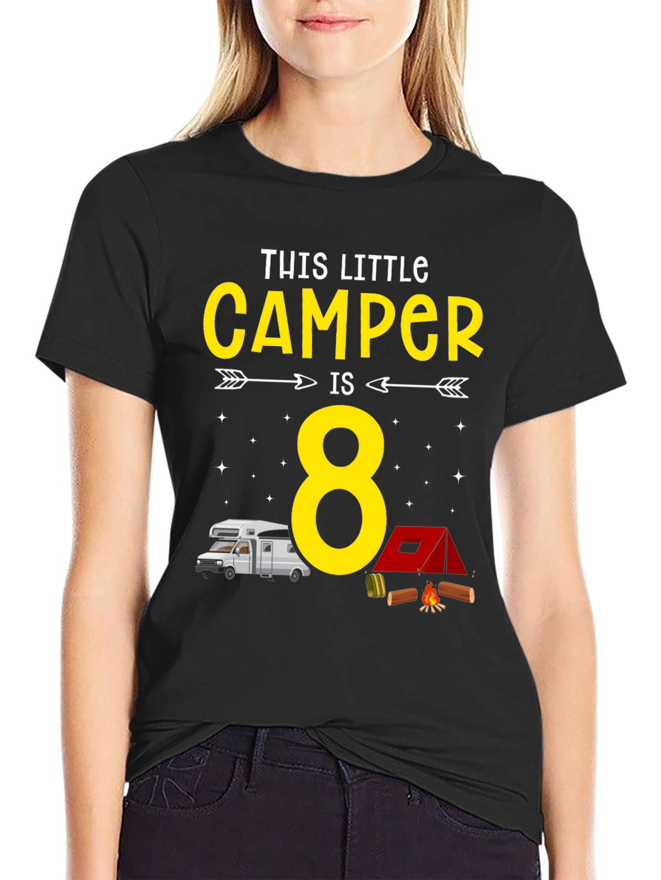 This Little Camper is 8 T-Shirt