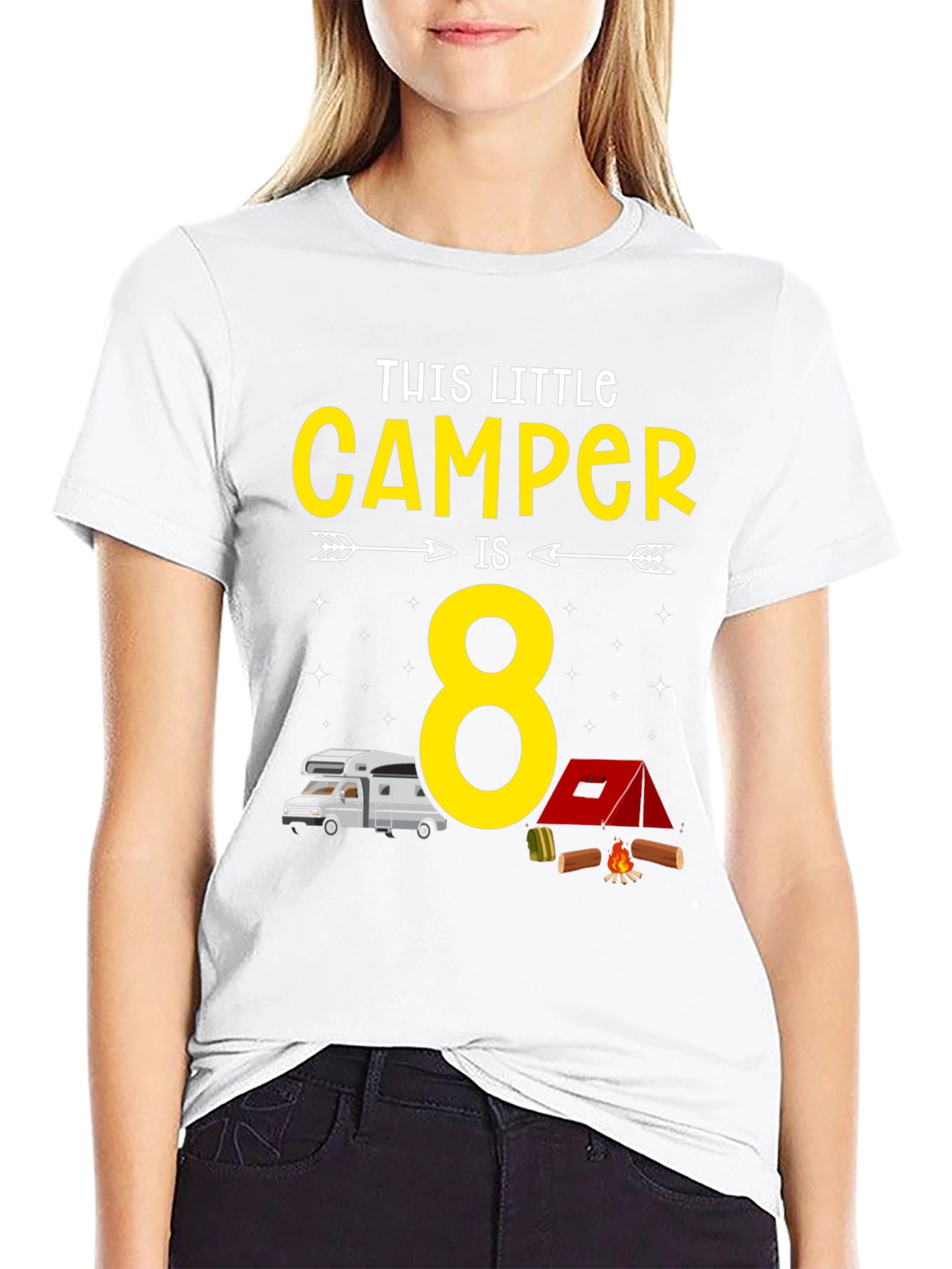 This Little Camper is 8 T-Shirt
