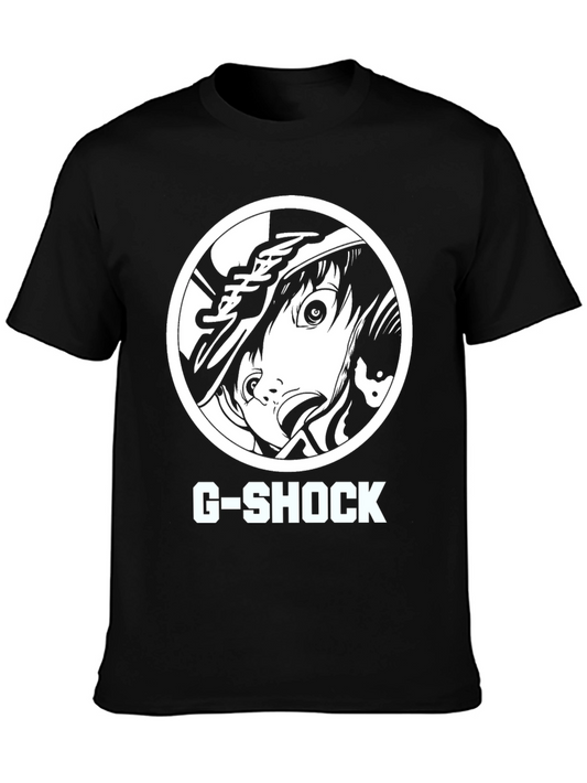 G-Shock Anime Graphic Black T-Shirt