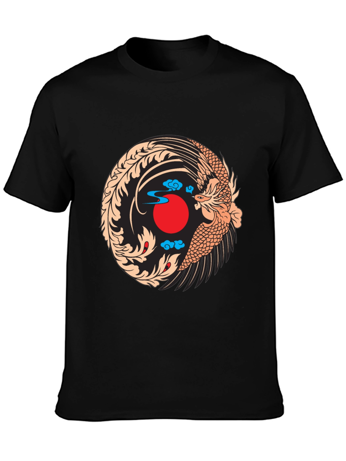 Phoenix Graphic Black T-Shirt