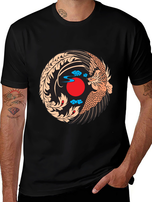 Phoenix Graphic Black T-Shirt
