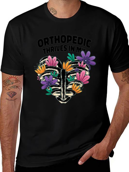 Orthopedic Rib Cage Floral T-Shirt