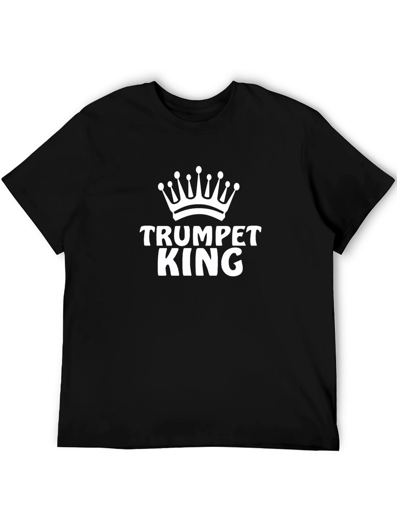 Trumpet King Graphic T-Shirt - Musical Instrument Tee