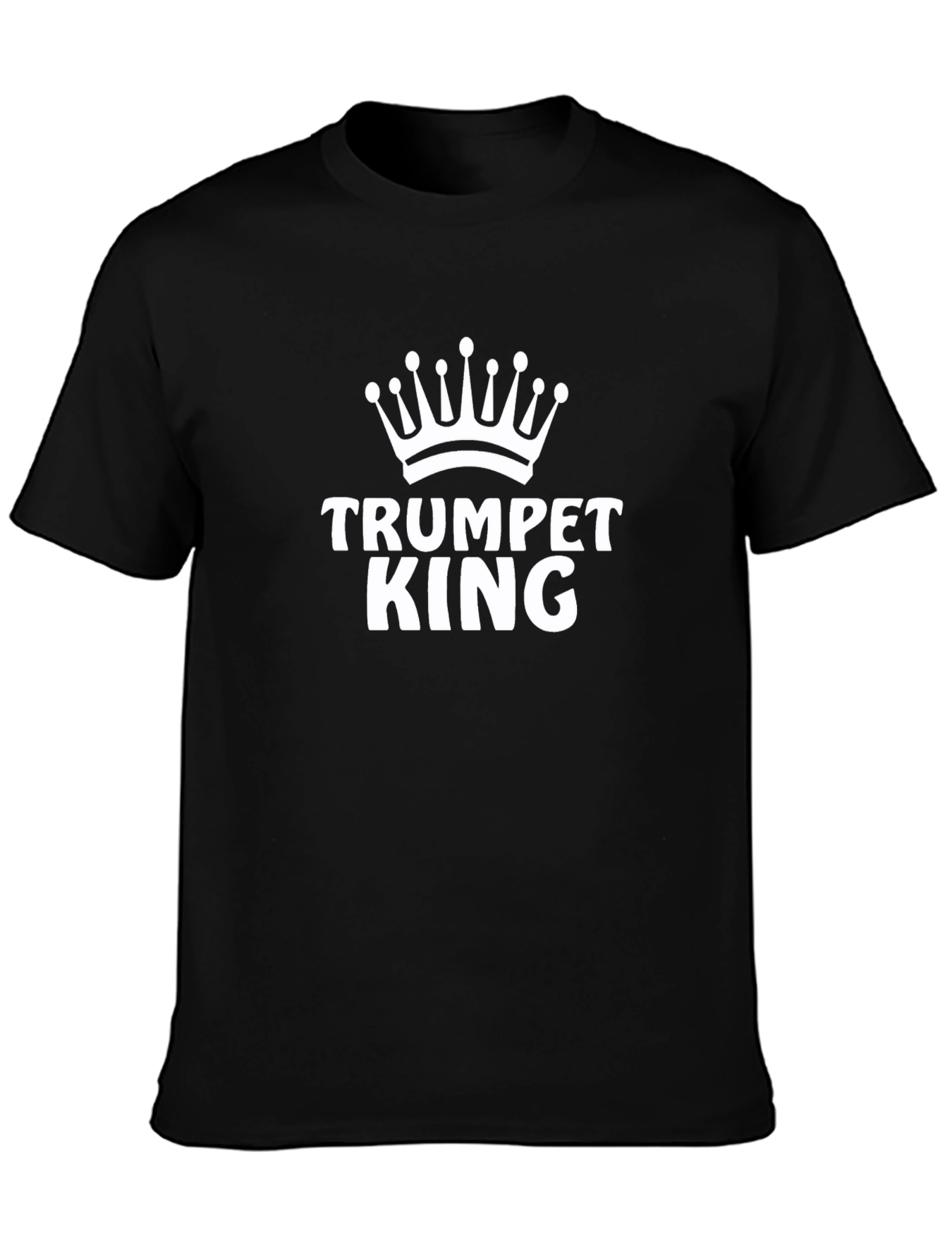 Trumpet King Graphic T-Shirt - Musical Instrument Tee