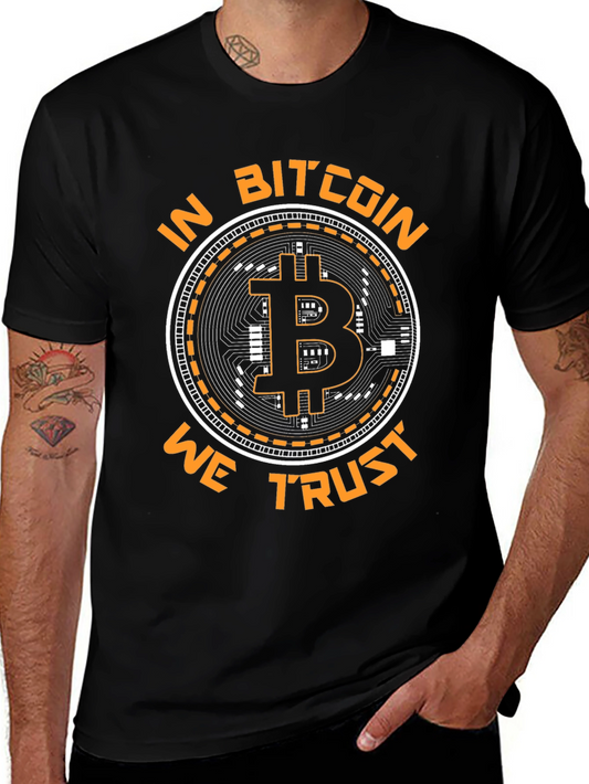 Bitcoin T-Shirt - In Bitcoin We Trust Graphic Tee