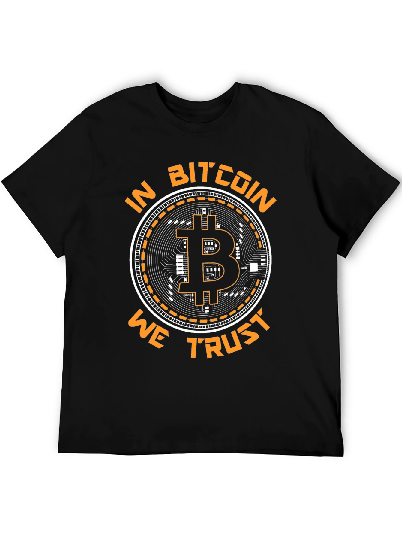 Bitcoin T-Shirt - In Bitcoin We Trust Graphic Tee