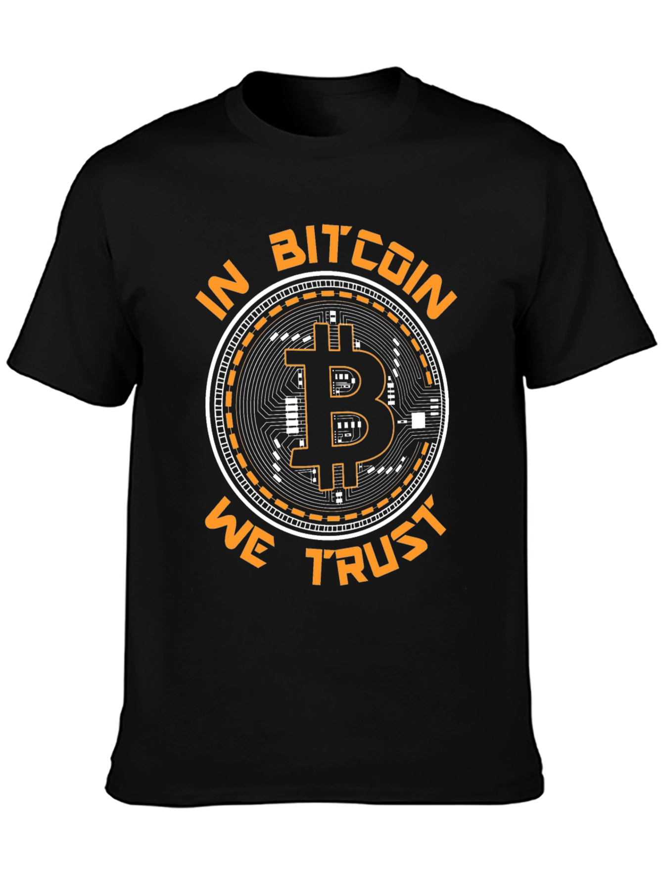 Bitcoin T-Shirt - In Bitcoin We Trust Graphic Tee