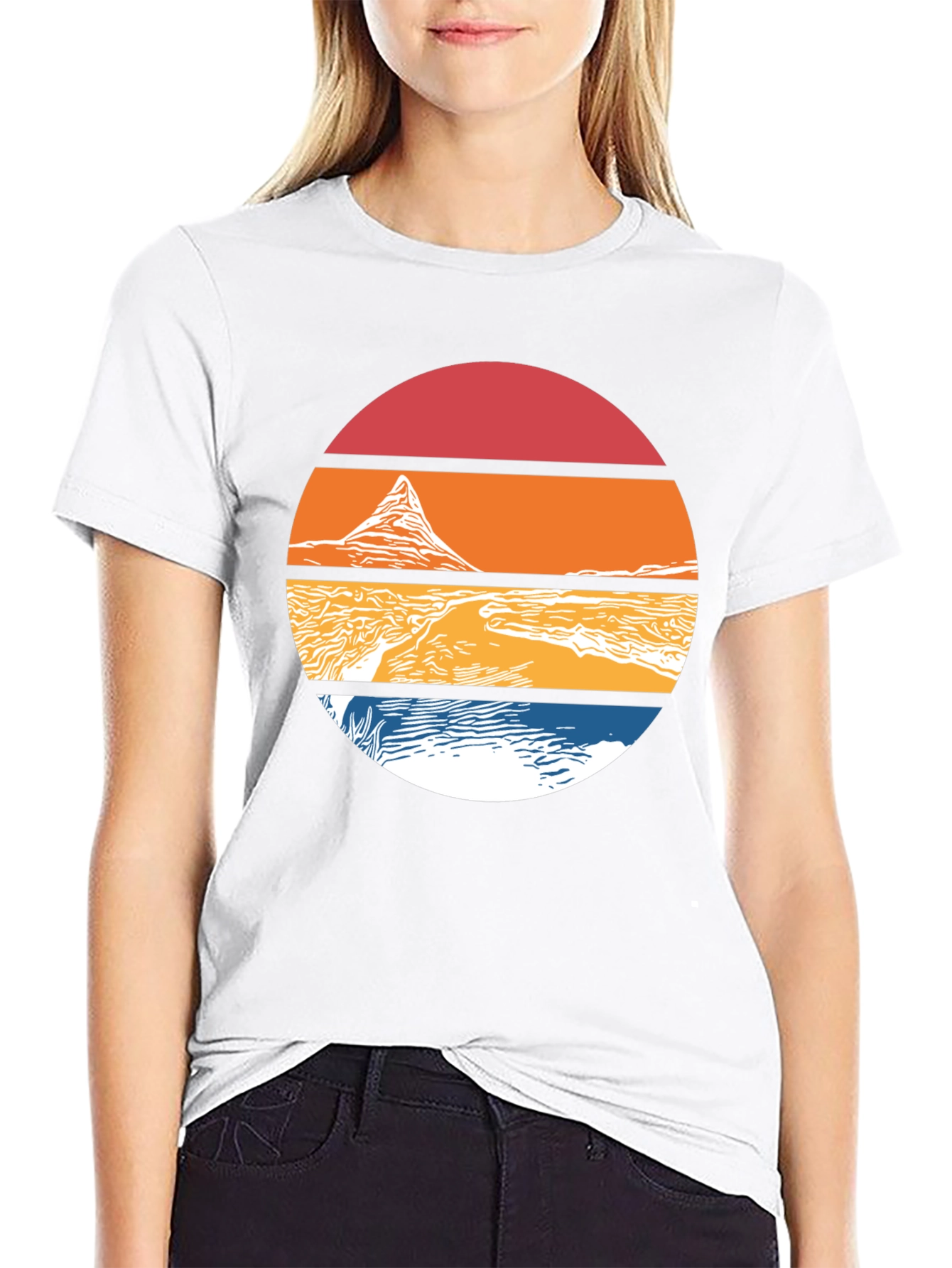 Retro Mountainscape Tee