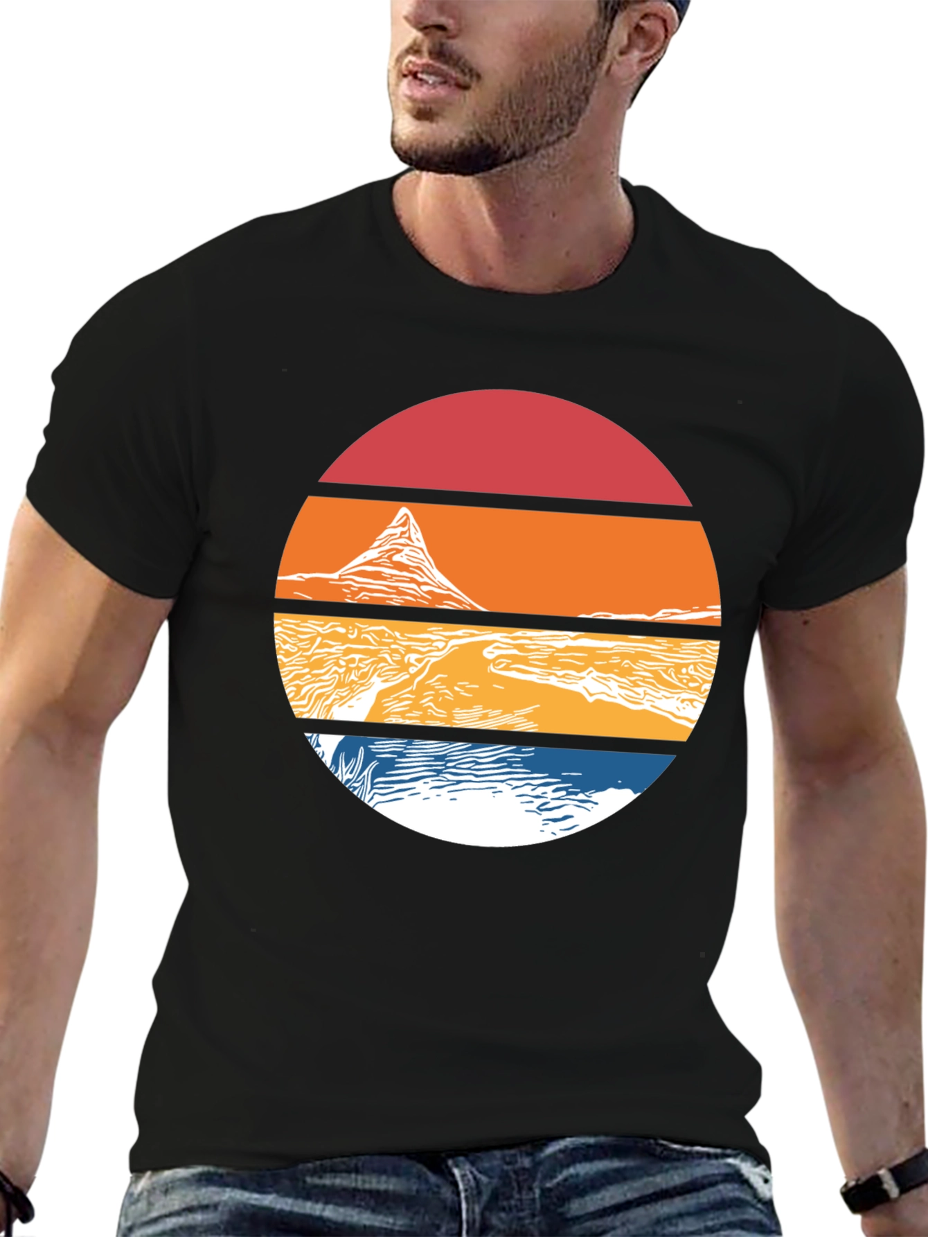 Retro Mountainscape Tee