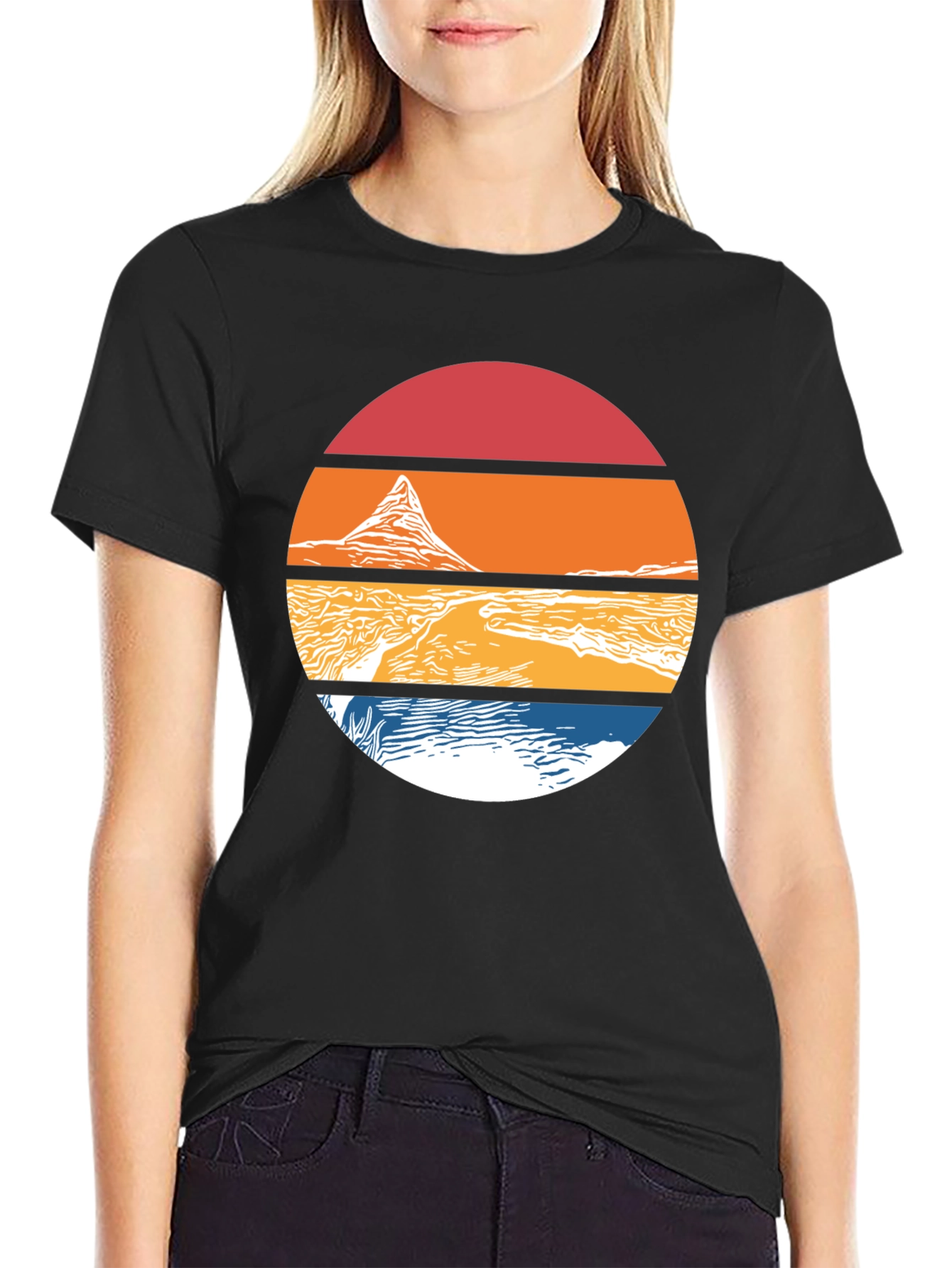 Retro Mountainscape Tee