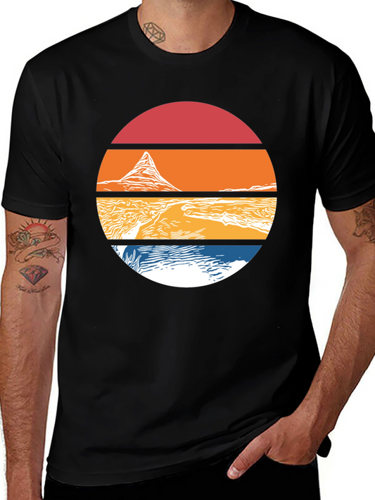 Retro Mountainscape Tee