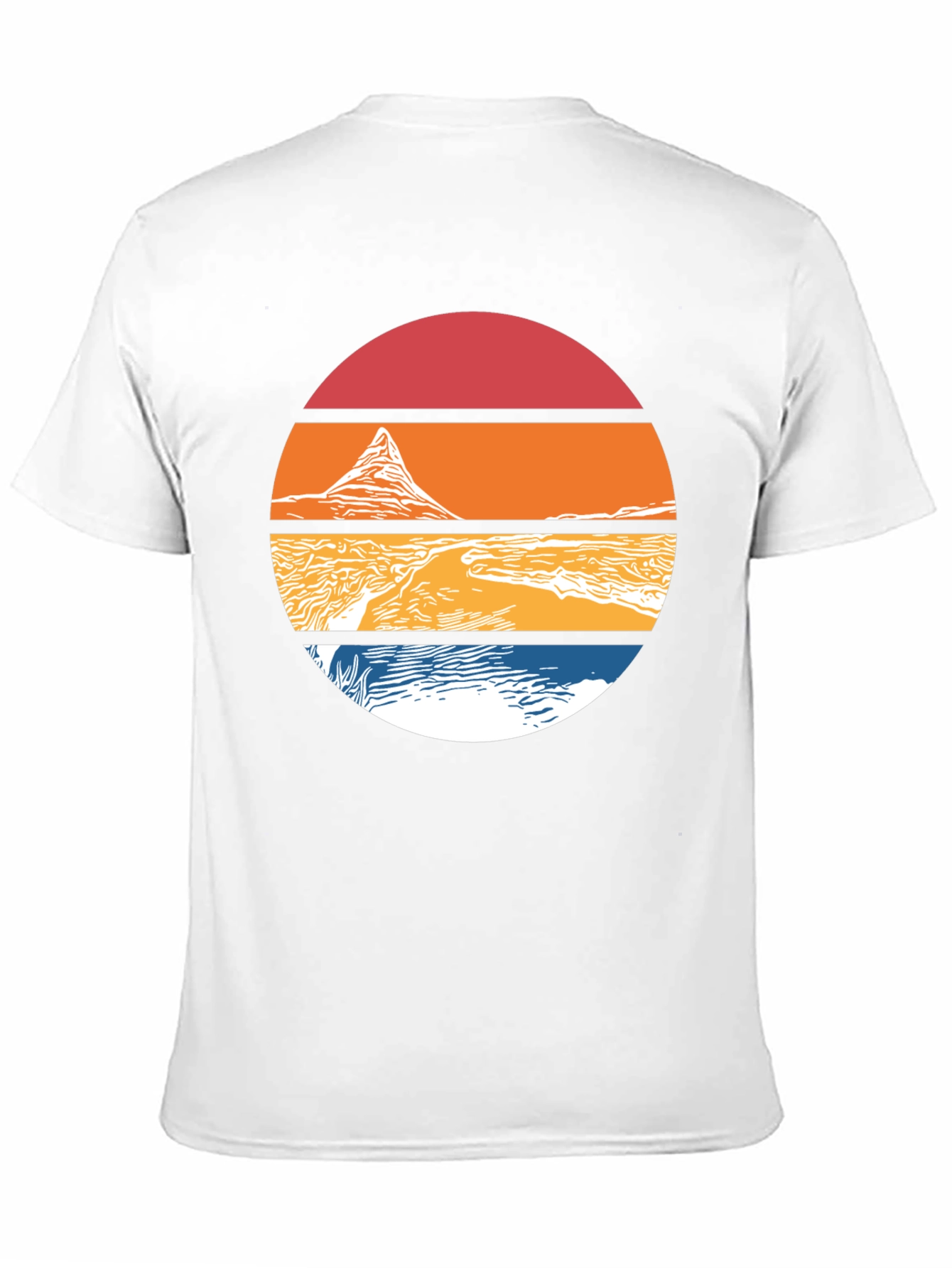 Retro Mountainscape Tee
