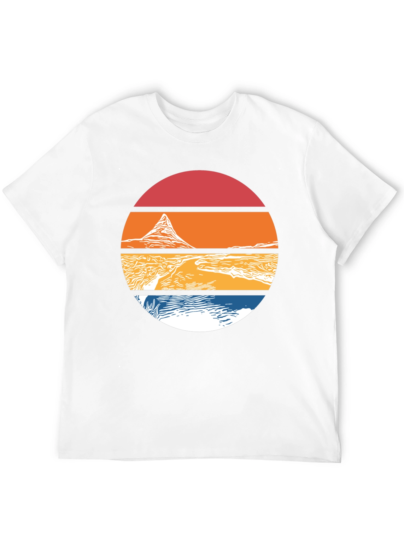 Retro Mountainscape Tee