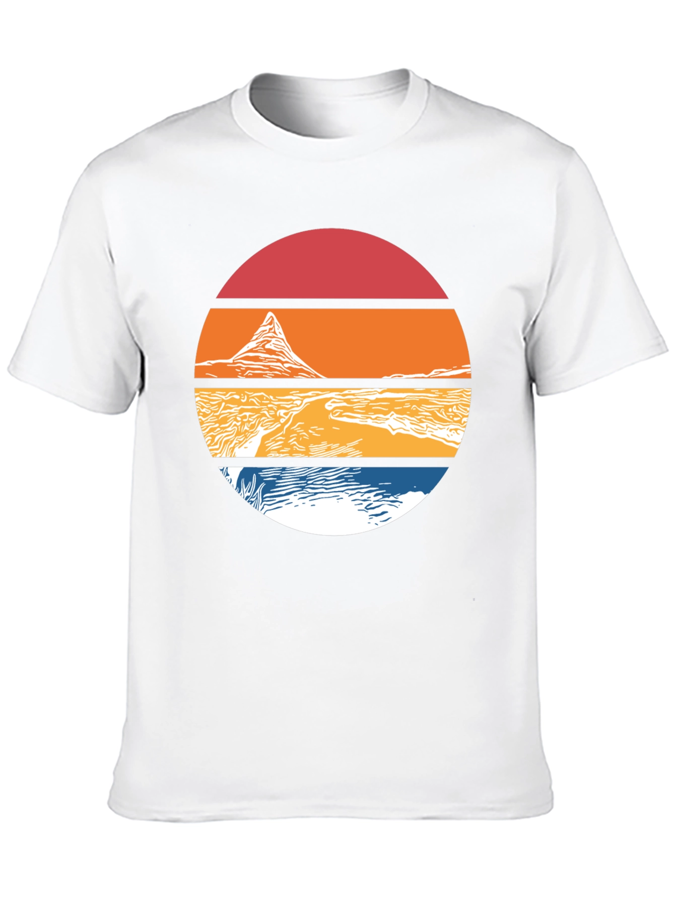 Retro Mountainscape Tee