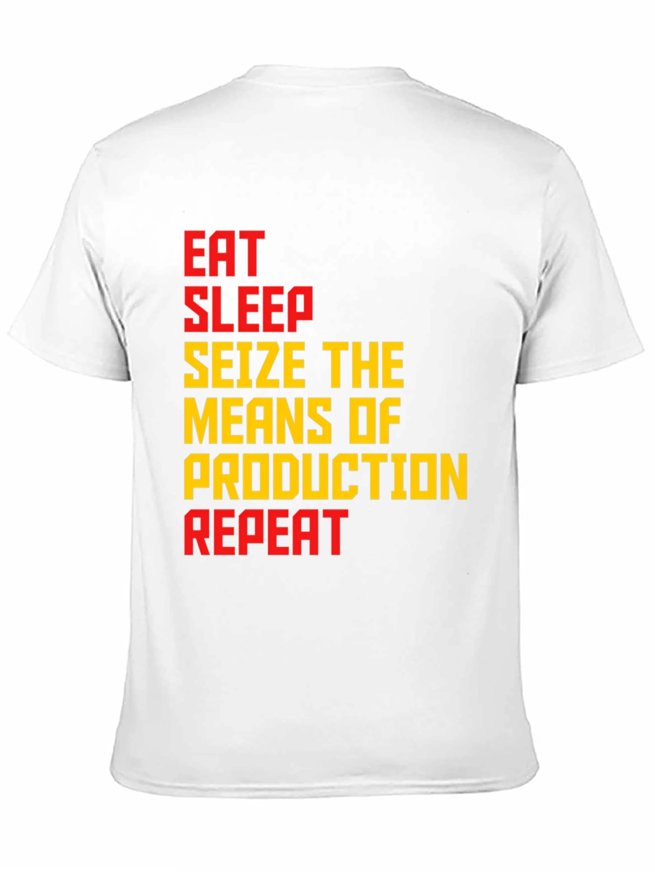 Eat Sleep Seize Production Repeat Graphic Tee