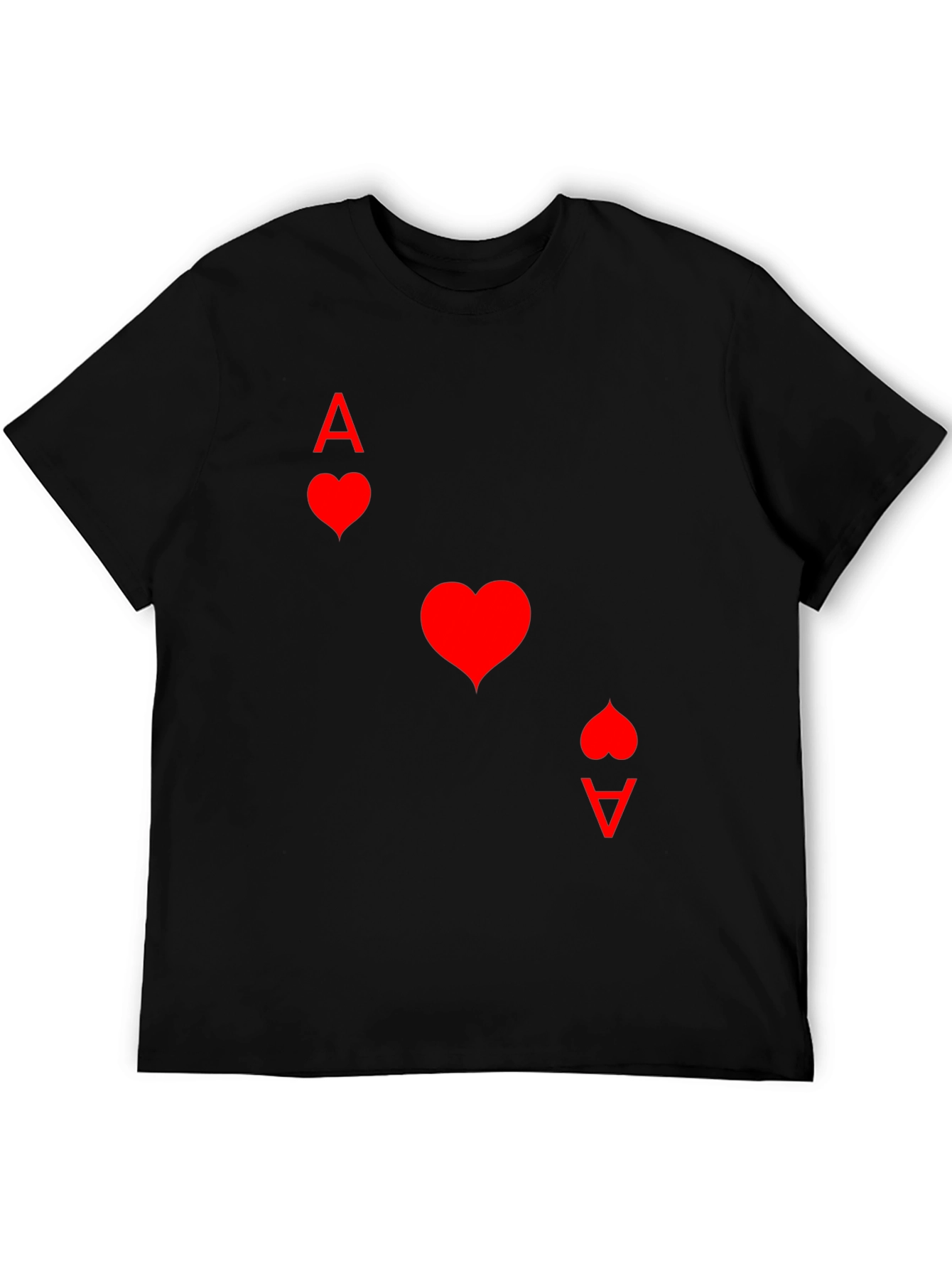 Ace of Hearts Black T-Shirt