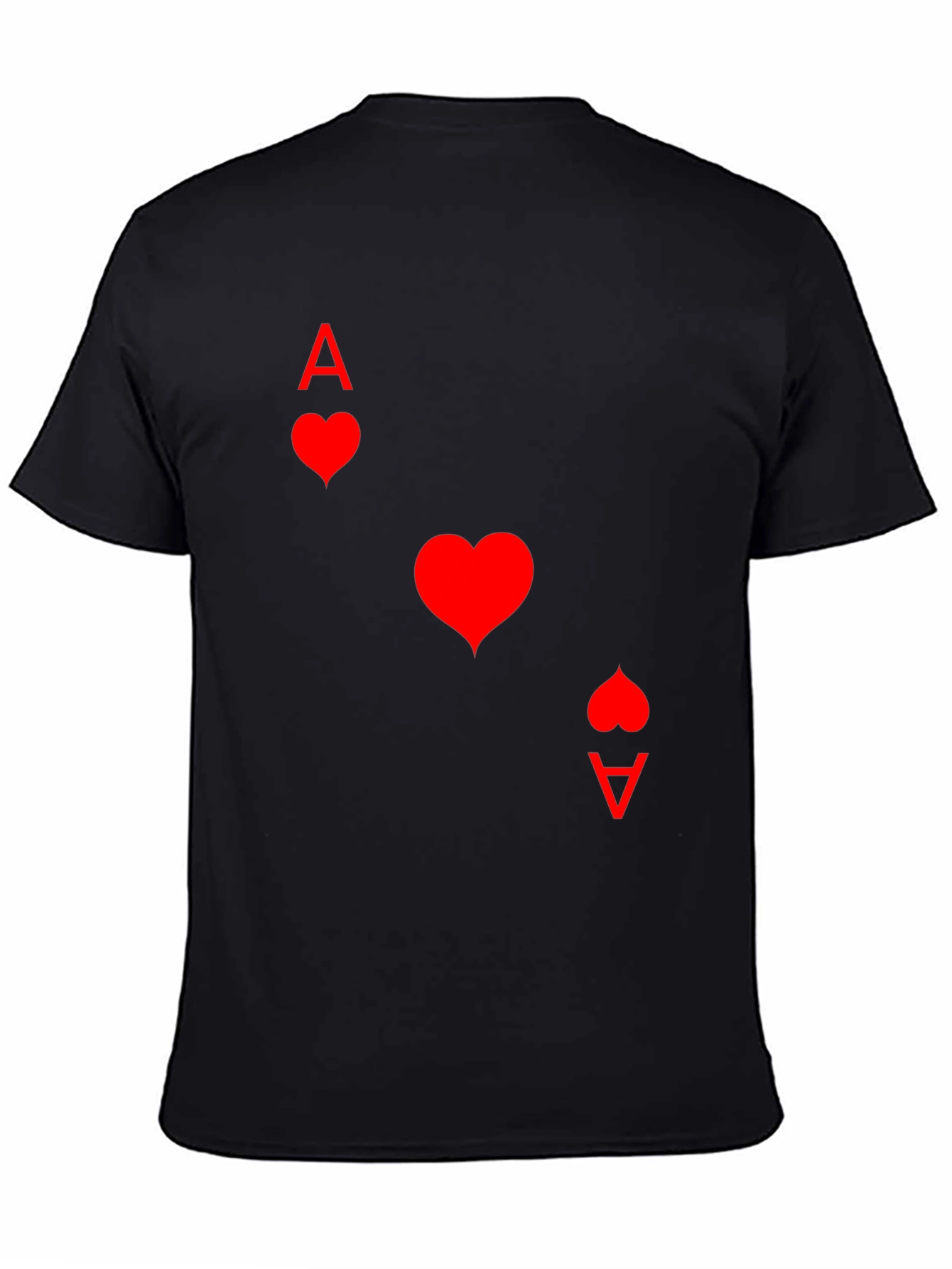 Ace of Hearts Black T-Shirt
