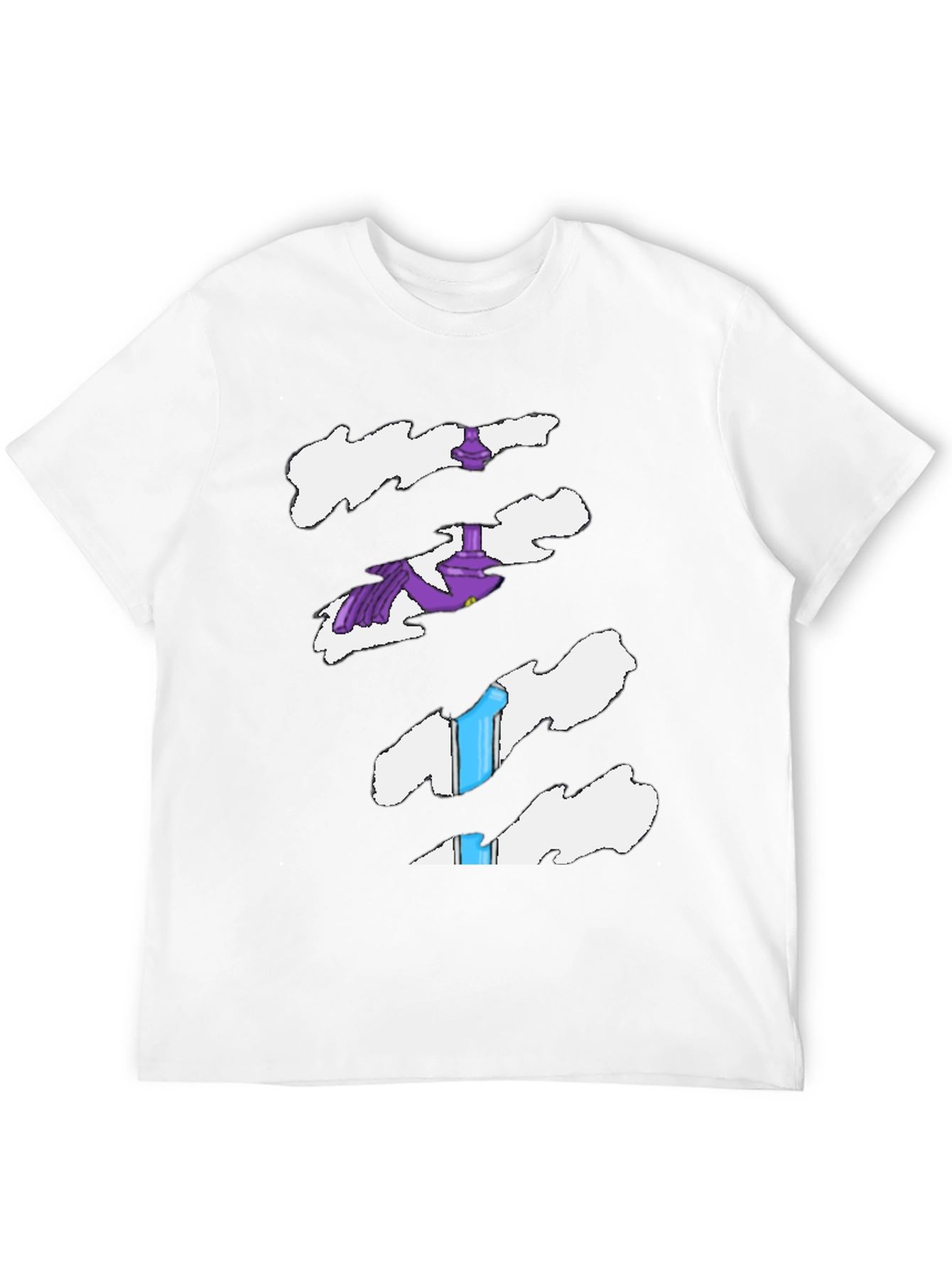 Torn Tee Illusion: Funny Costume Shirt
