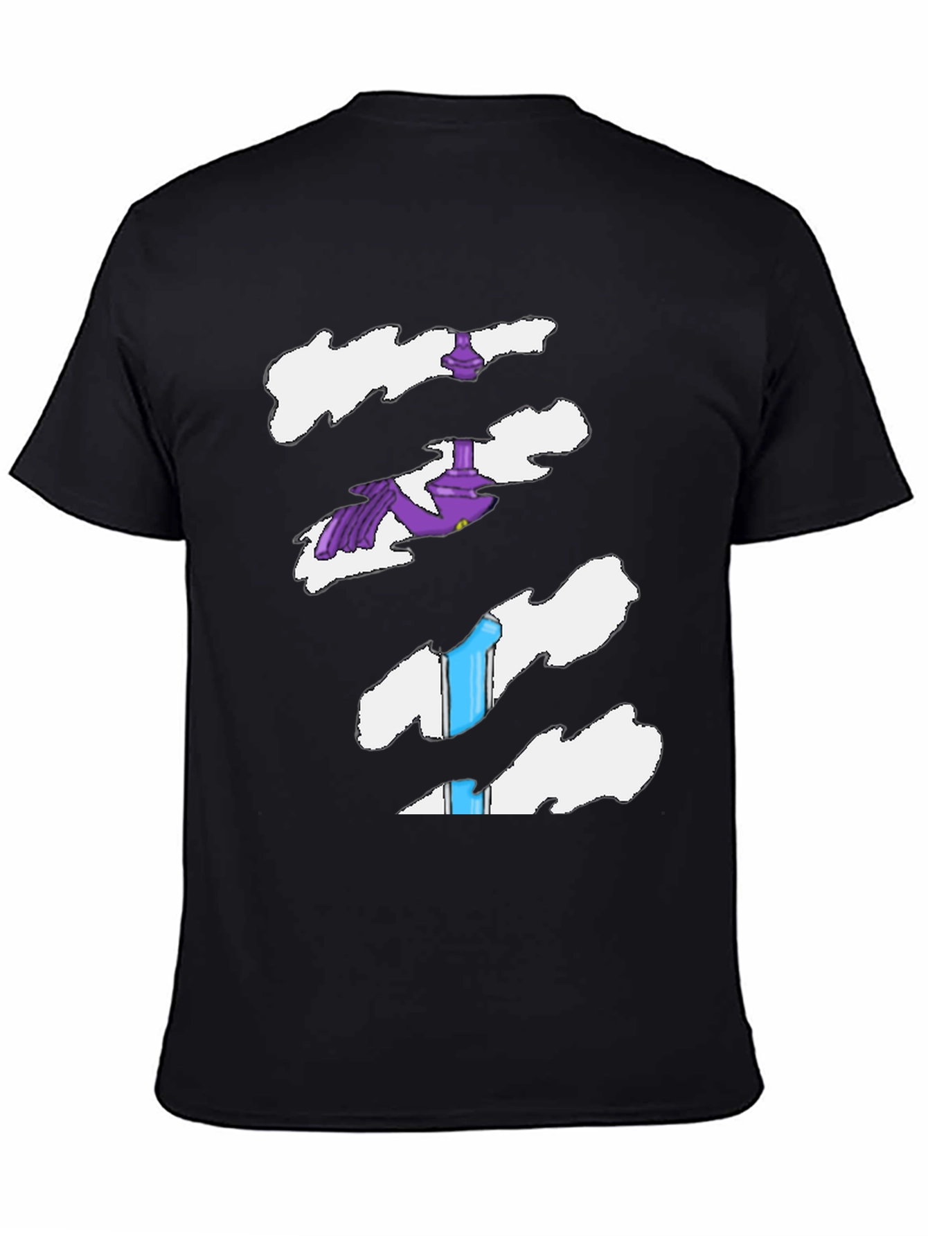 Torn Tee Illusion: Funny Costume Shirt