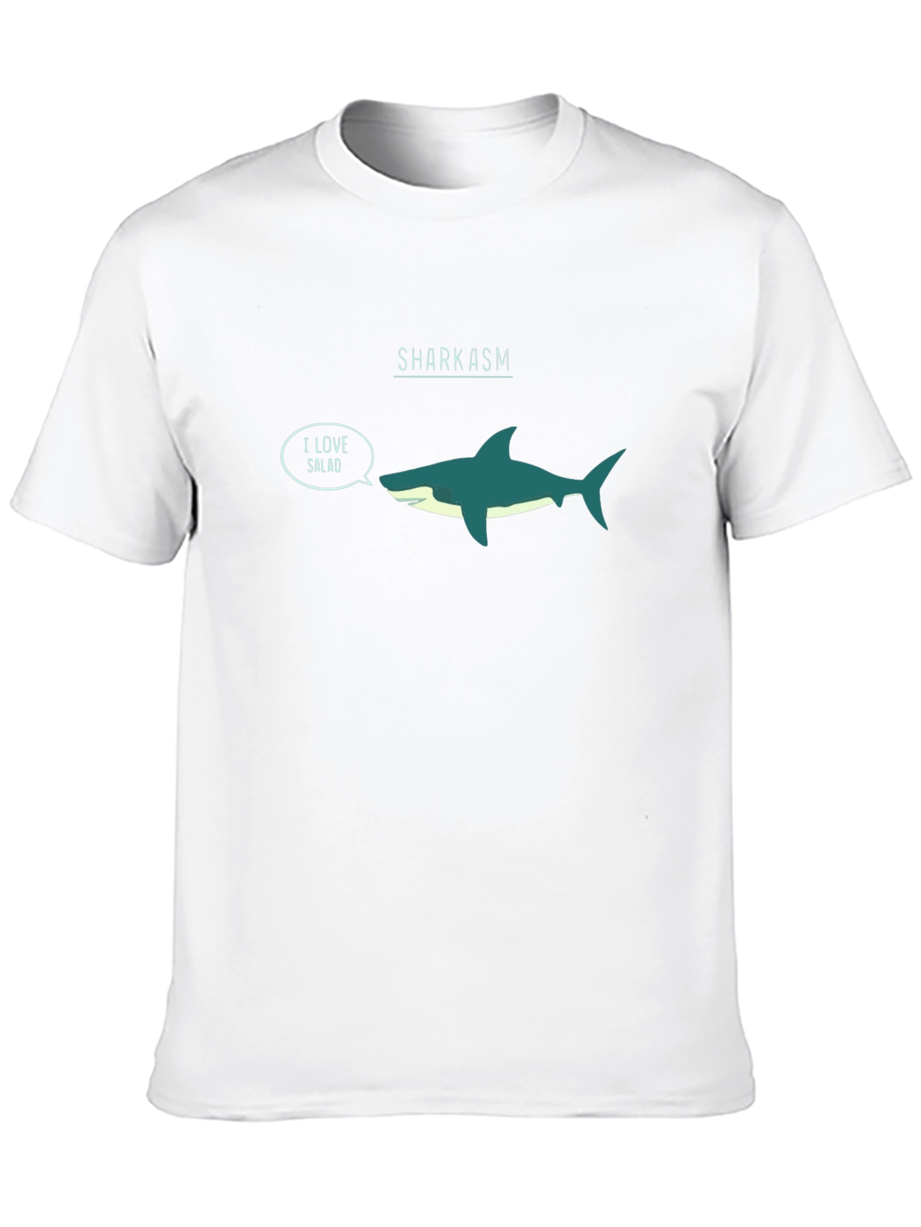 Sharkasm I Love Salad Graphic T-Shirt