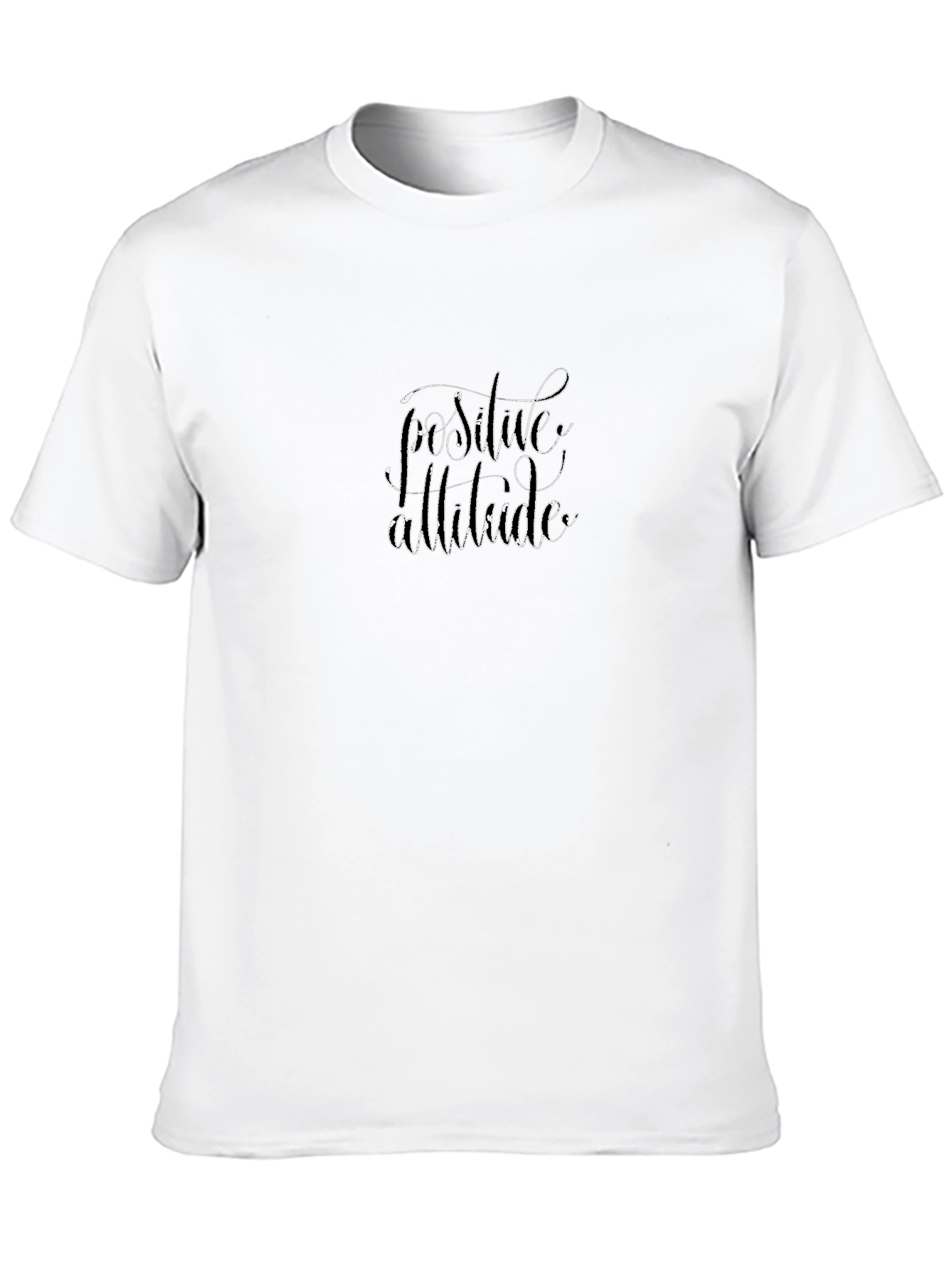Positive Attitude Black T-Shirt