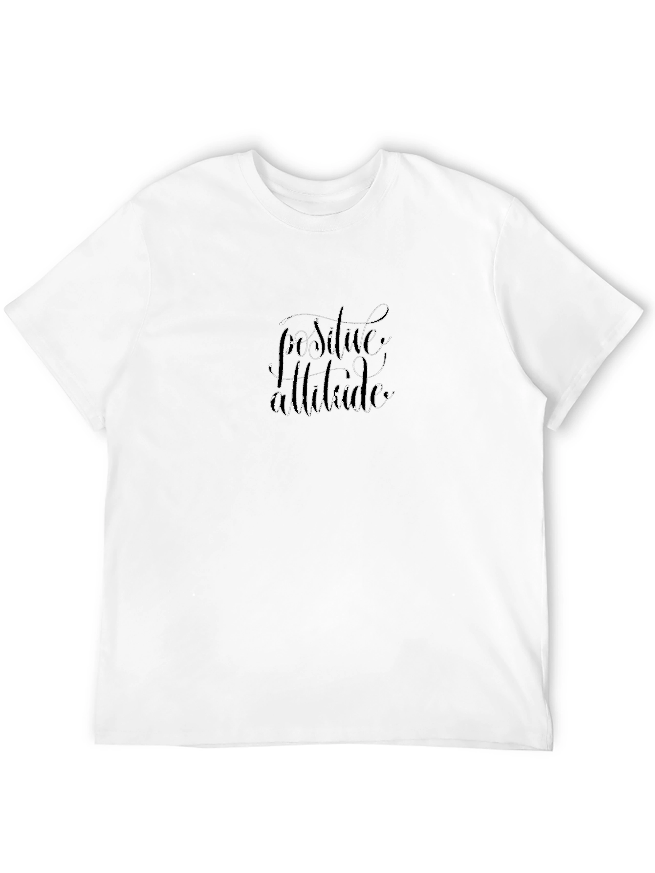 Positive Attitude Black T-Shirt