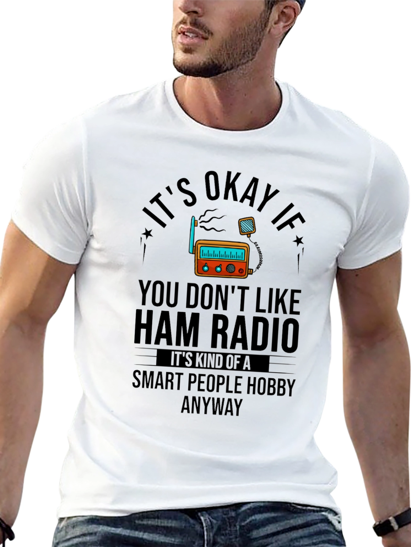 Ham Radio Hobby T-Shirt - Smart People Anyway Tee