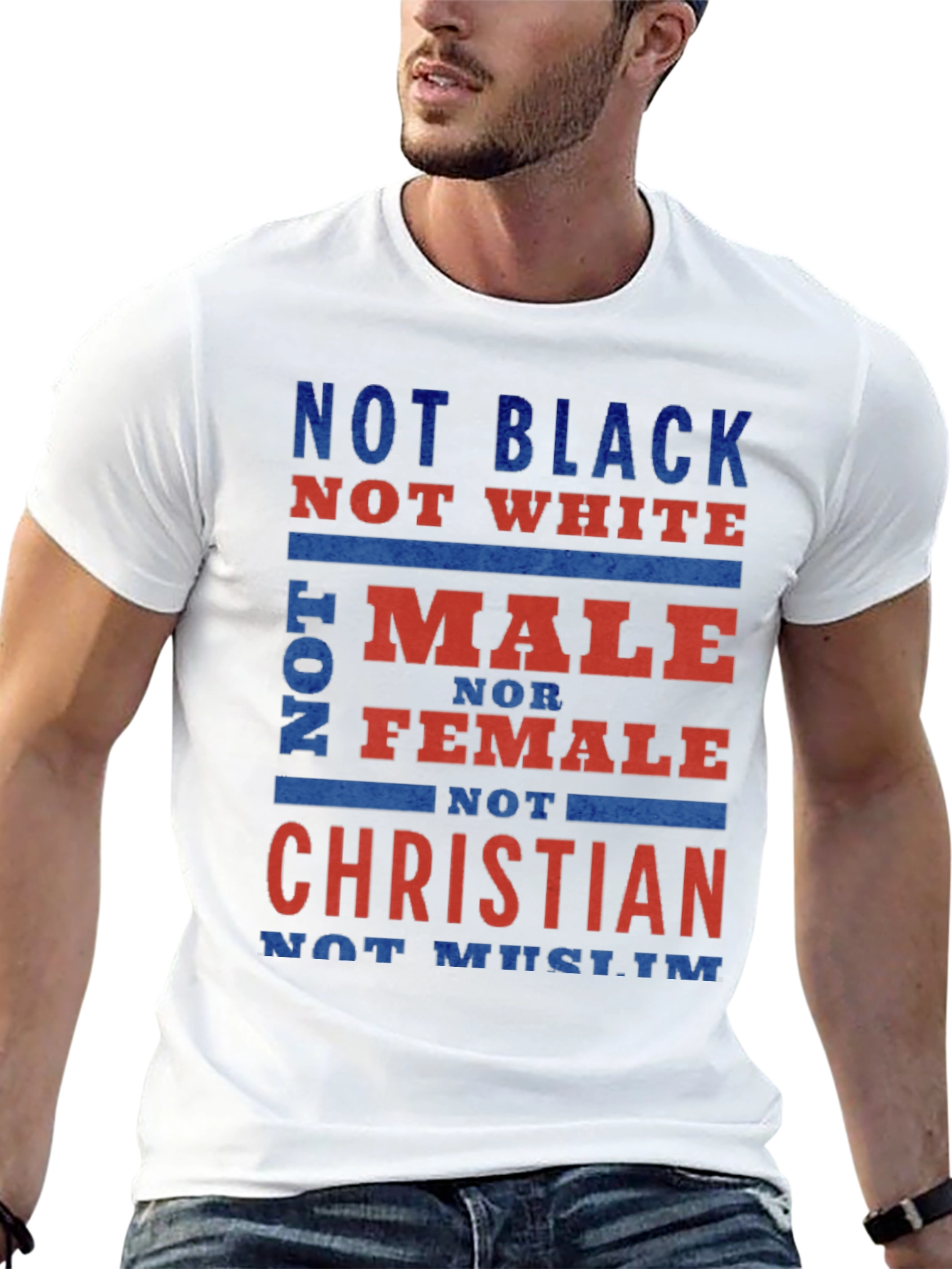 Not Black Not White T-Shirt