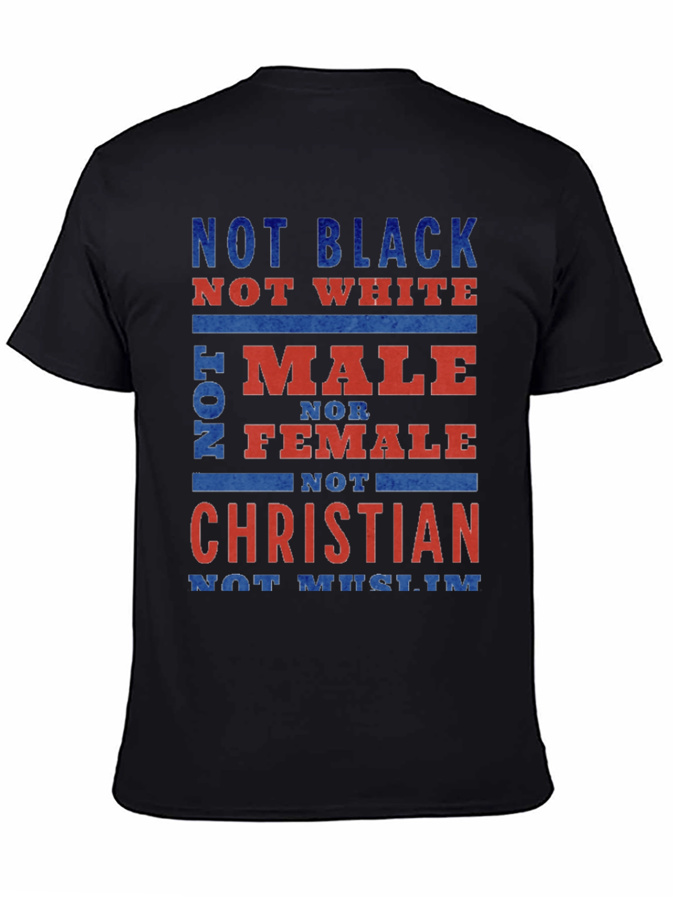 Not Black Not White T-Shirt