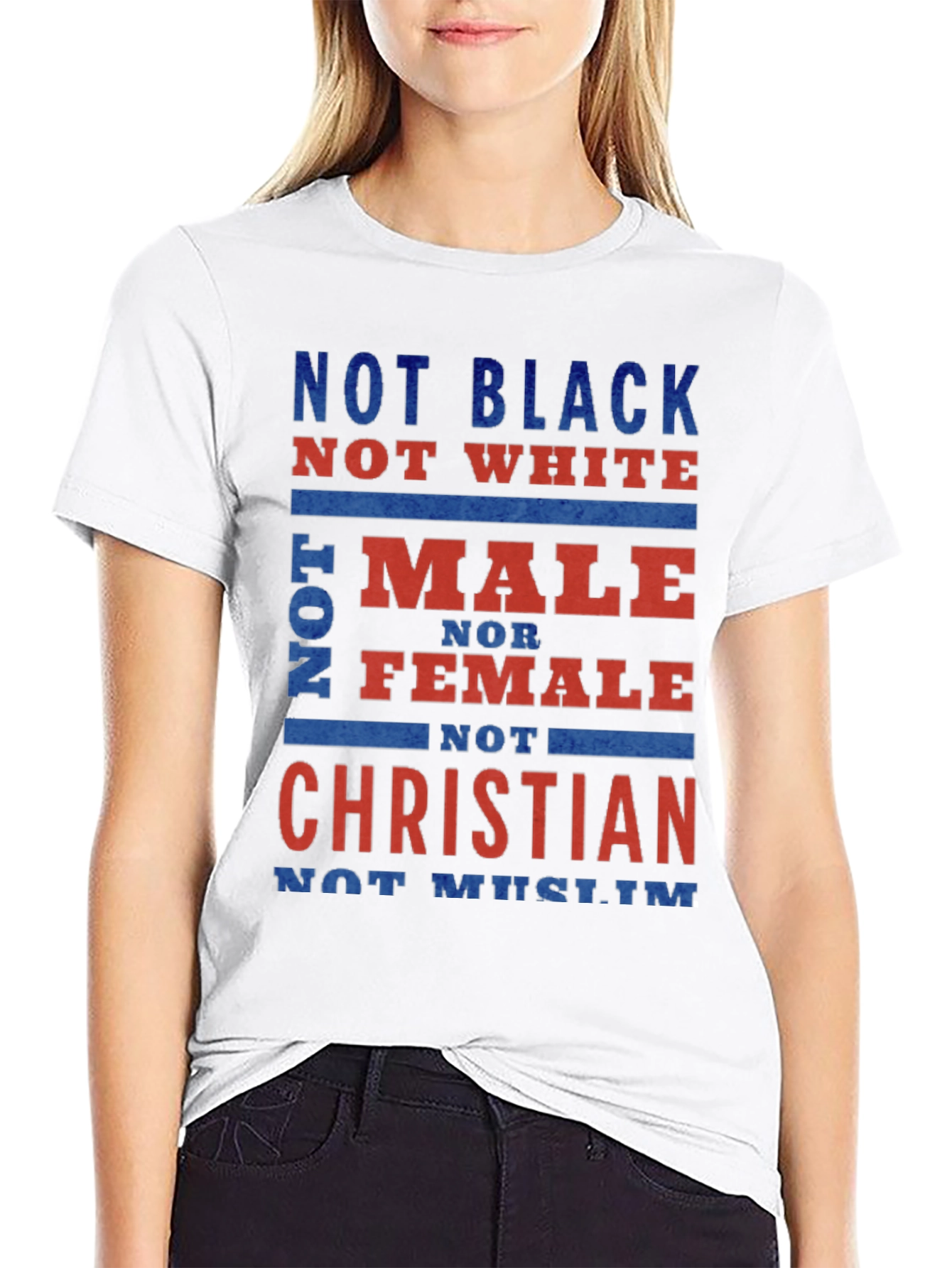 Not Black Not White T-Shirt