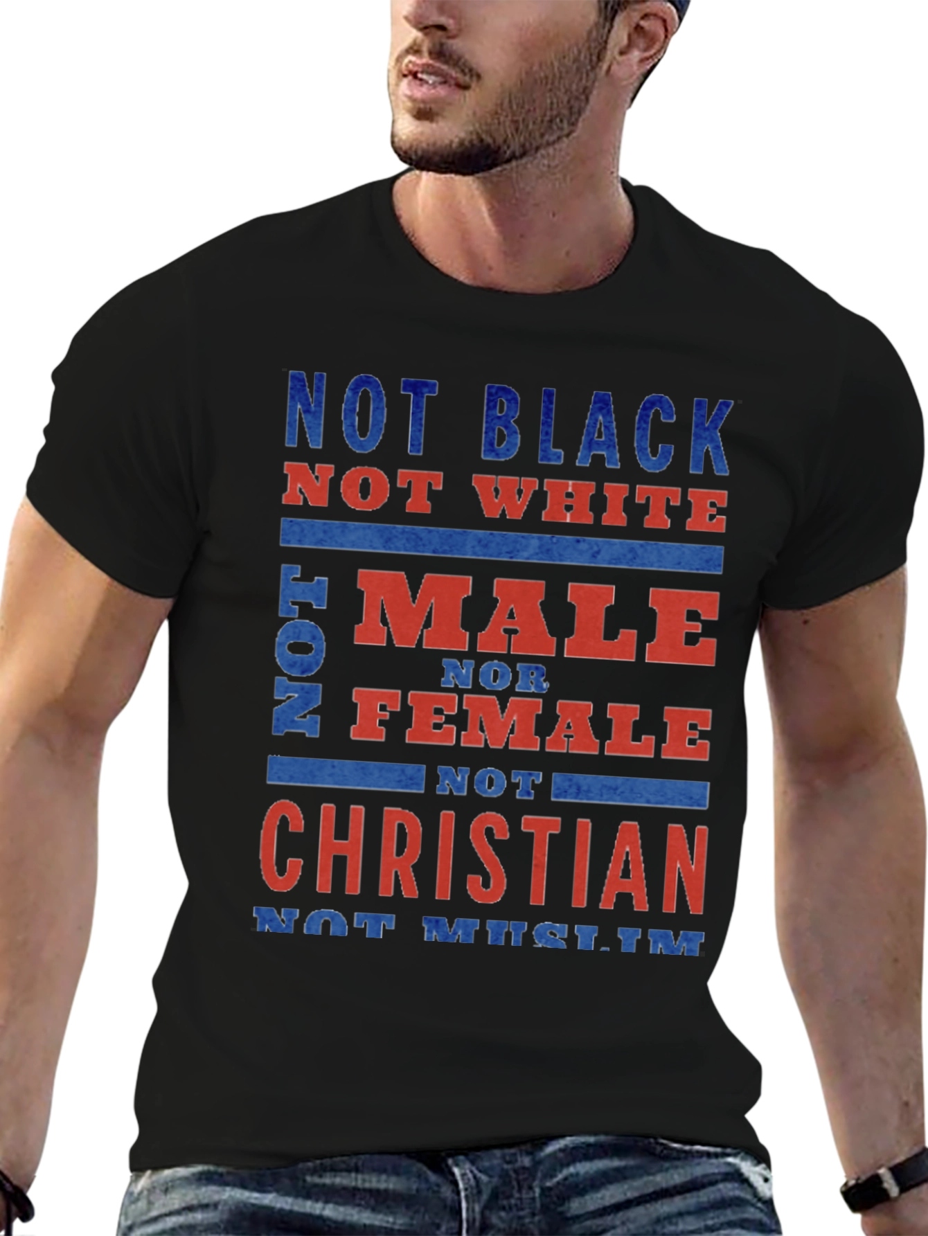 Not Black Not White T-Shirt