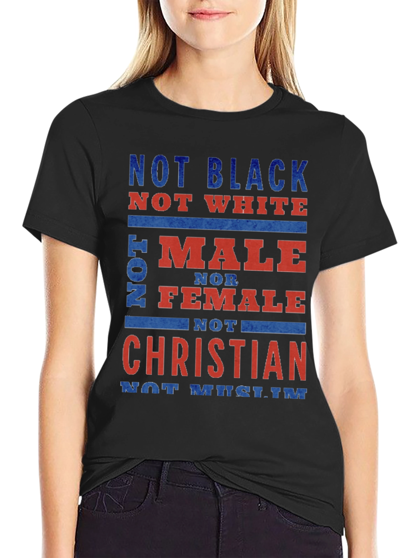 Not Black Not White T-Shirt