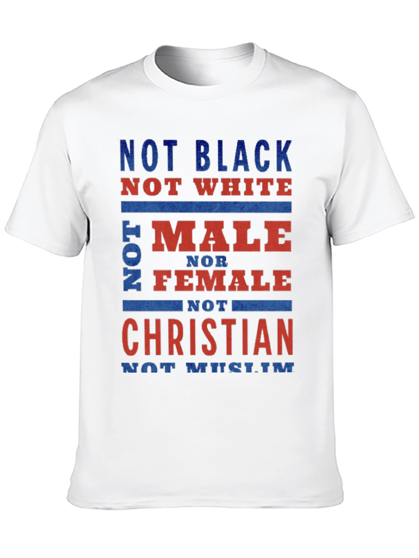 Not Black Not White T-Shirt