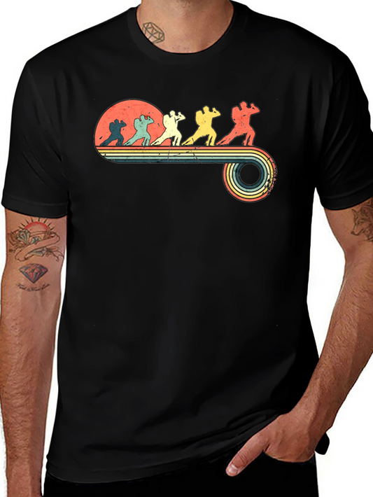 Vintage Wrestling Evolution Mens Black T-Shirt