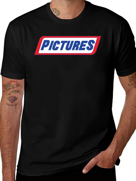 Retro Pictures Graphic T-Shirt - Black