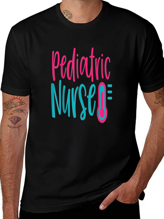 Pediatric Nurse Black T-Shirt