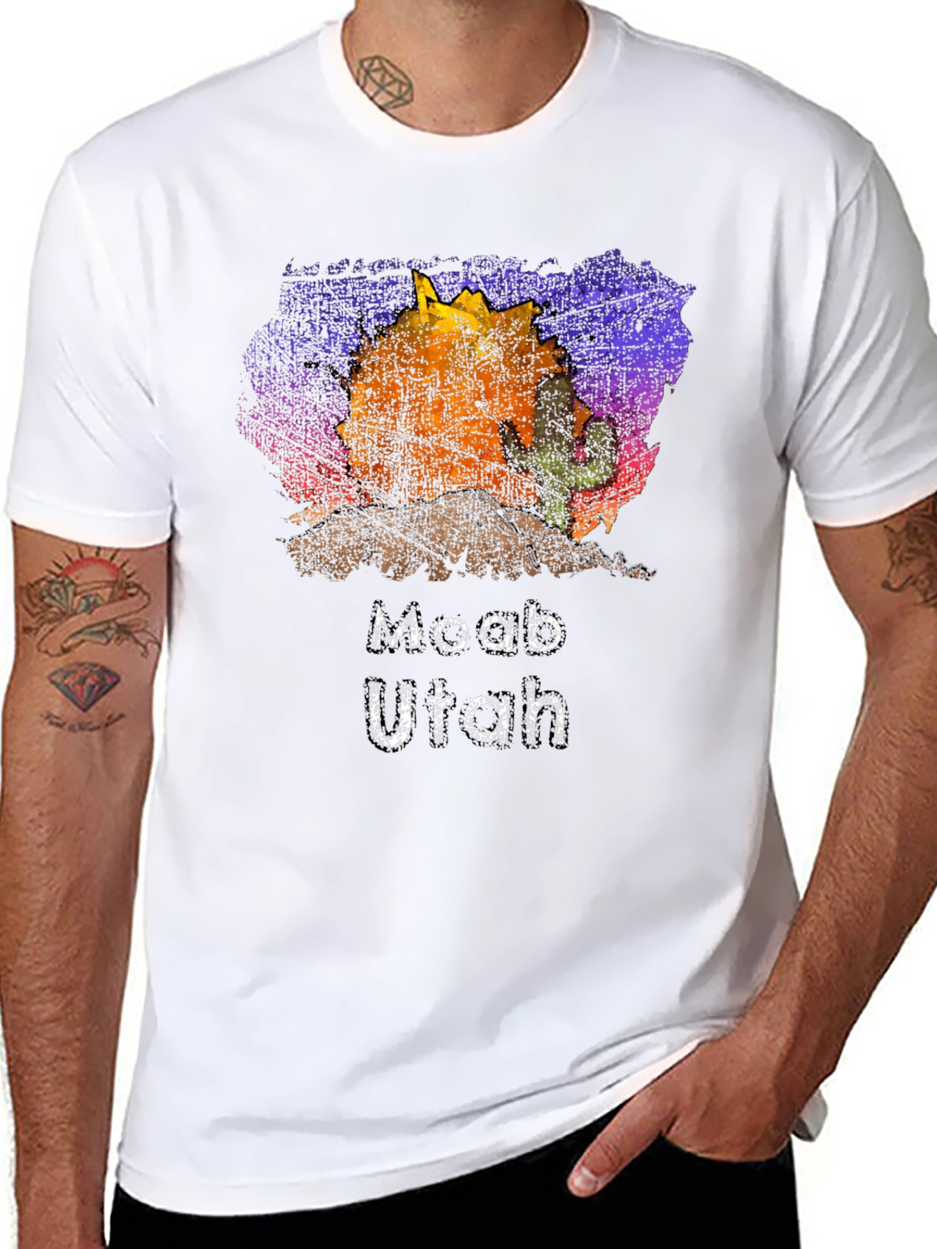 Moab Utah Desert Graphic T-Shirt