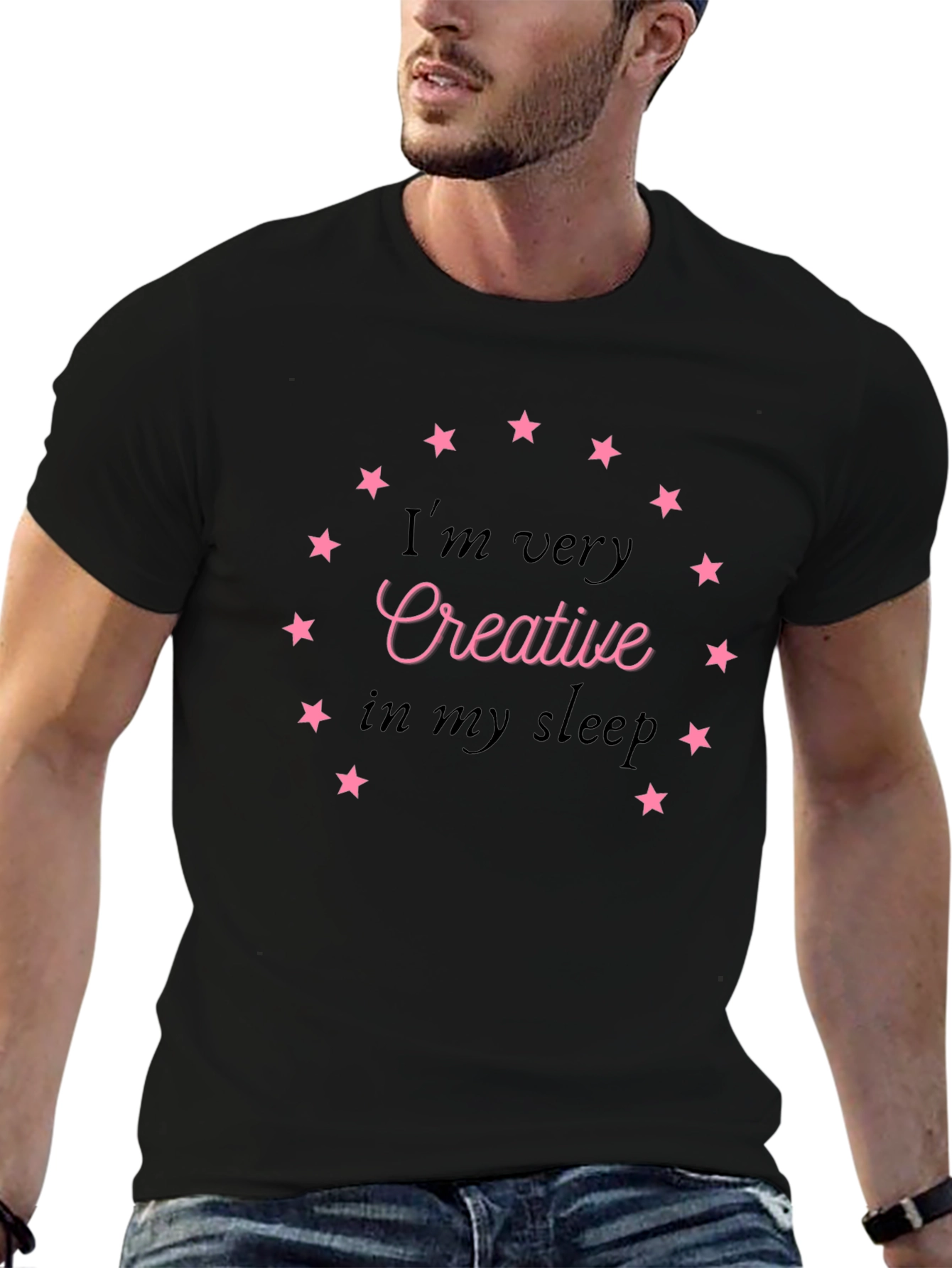Creative in My Sleep Black Tee