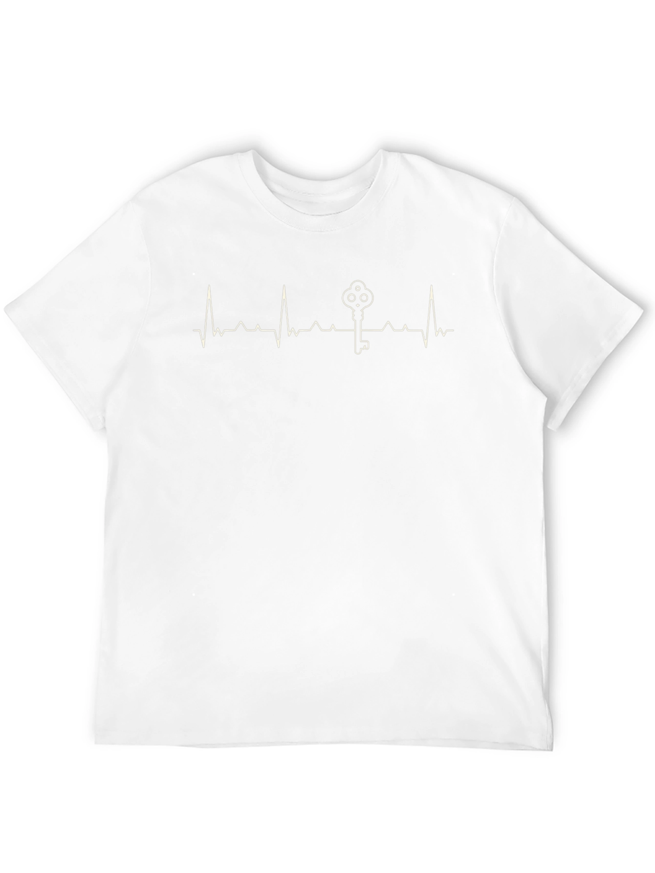 Heartbeat Key Graphic Tee - Unlock Your Style