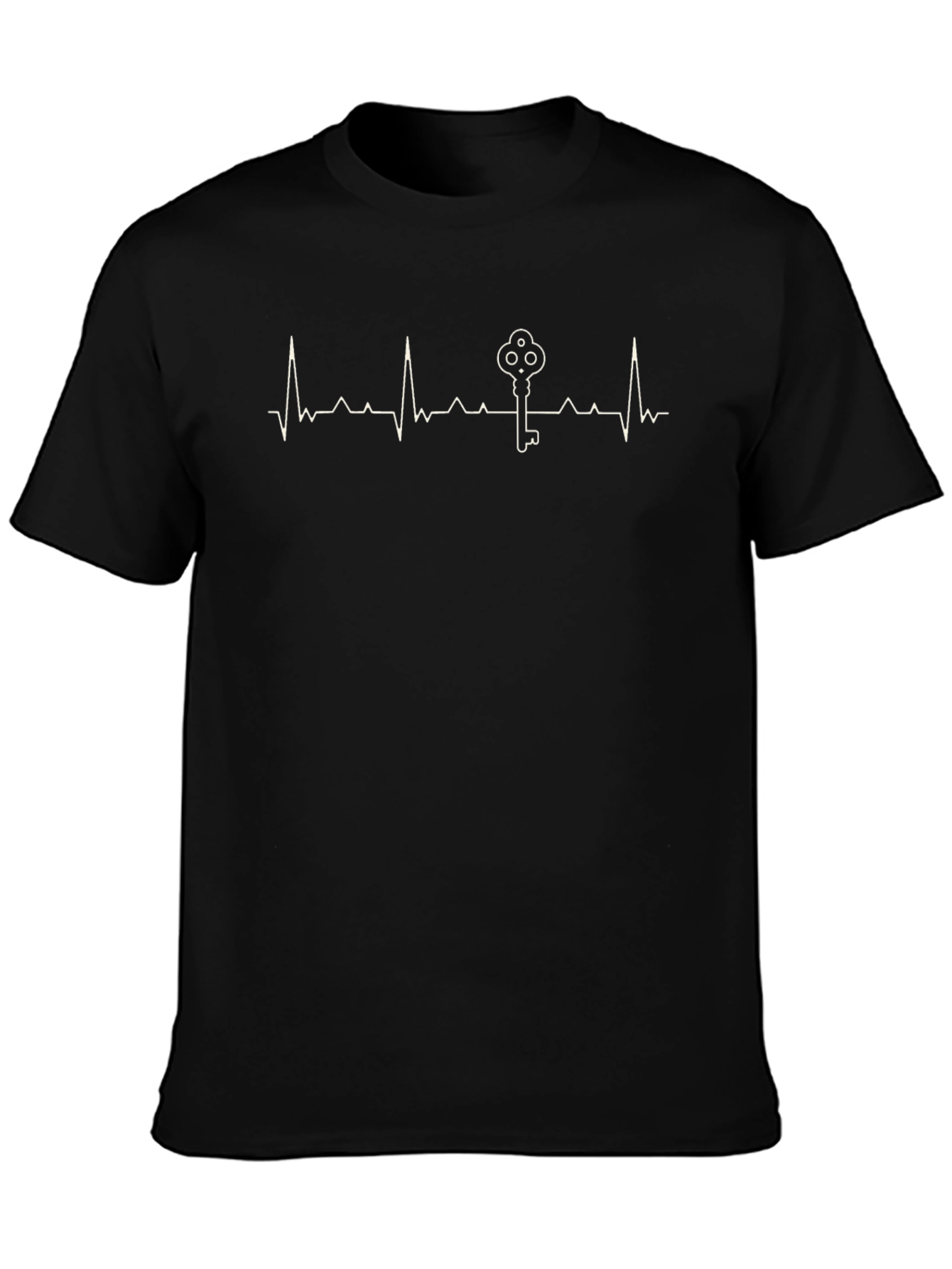 Heartbeat Key Graphic Tee - Unlock Your Style
