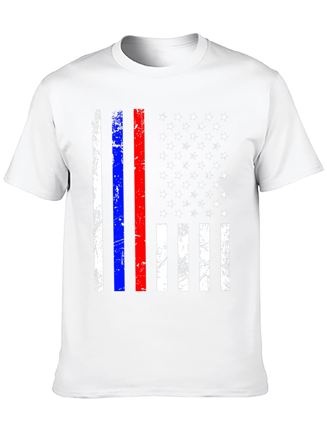 American Flag Distressed T-Shirt