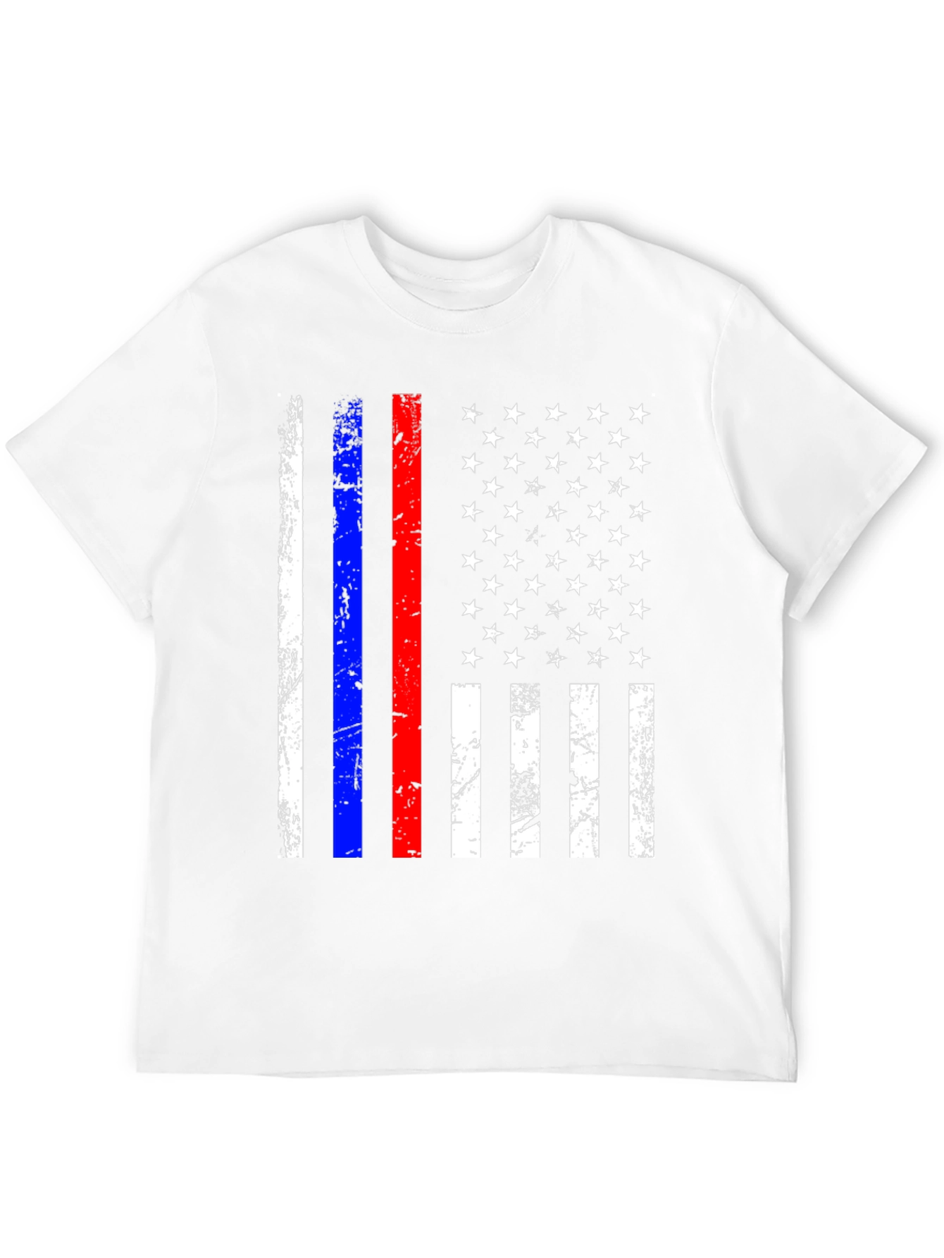 American Flag Distressed T-Shirt