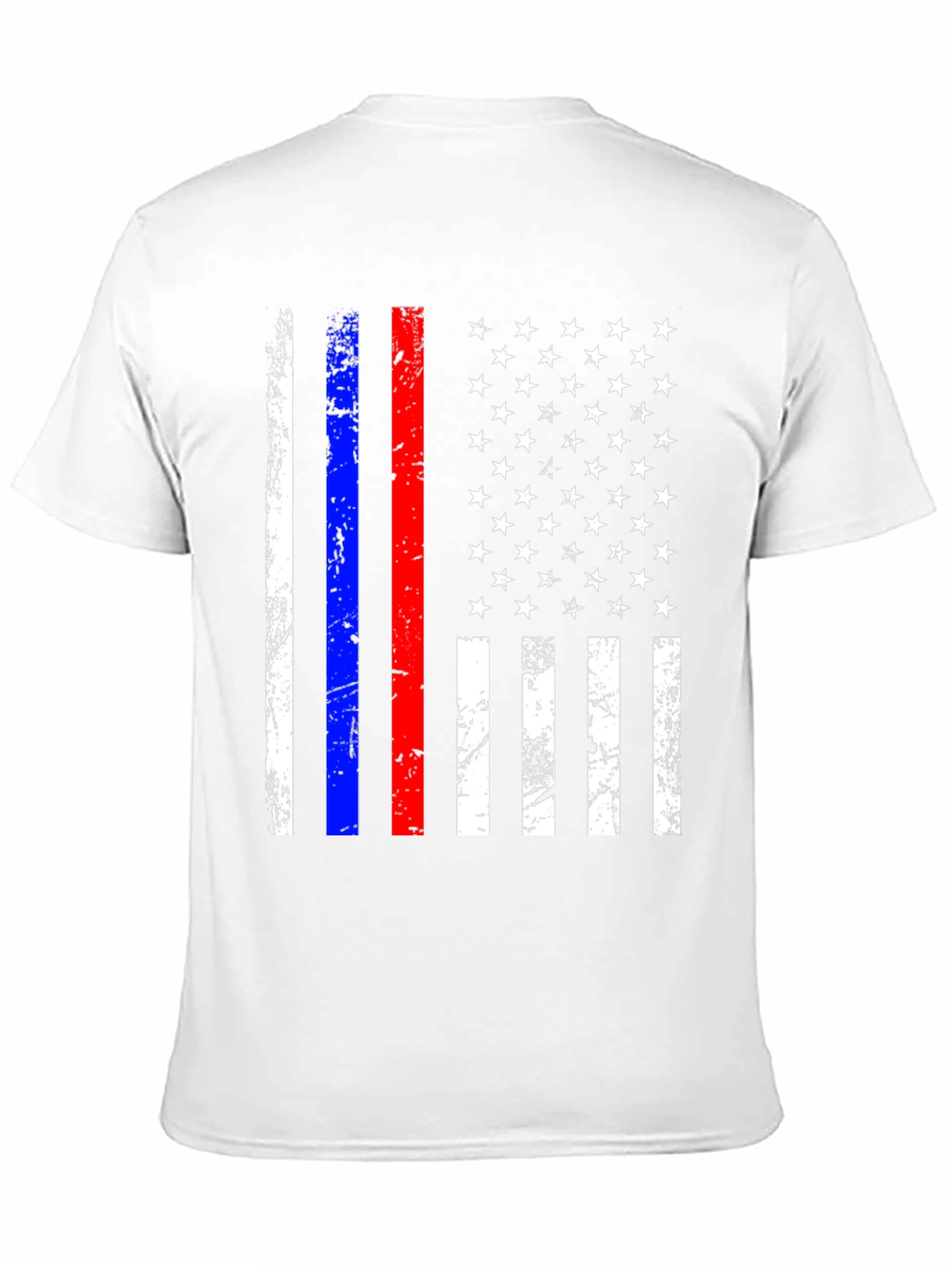 American Flag Distressed T-Shirt