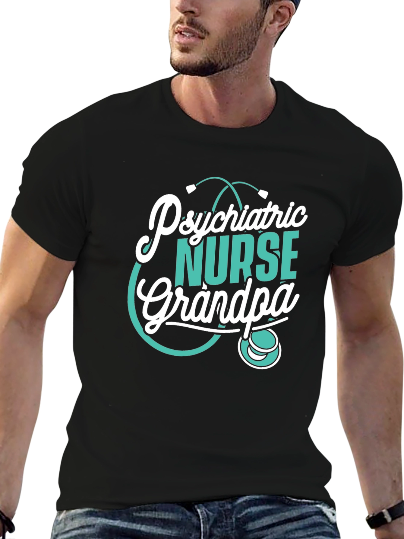 Psychiatric Nurse Grandpa T-Shirt